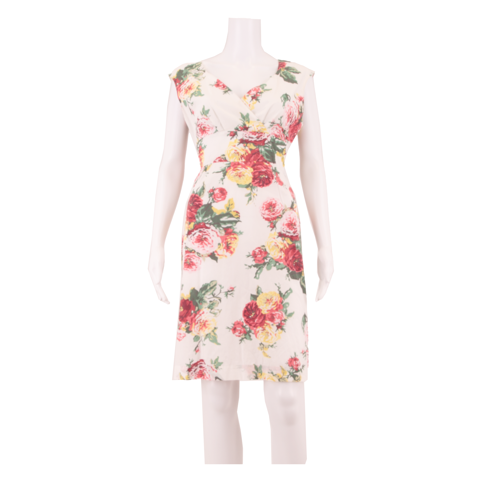JOULES TOM Occasion Wear Womens Day Dress White Floral Knee Length UK 10 Refurbished - N/A refurbished available on Cerqular