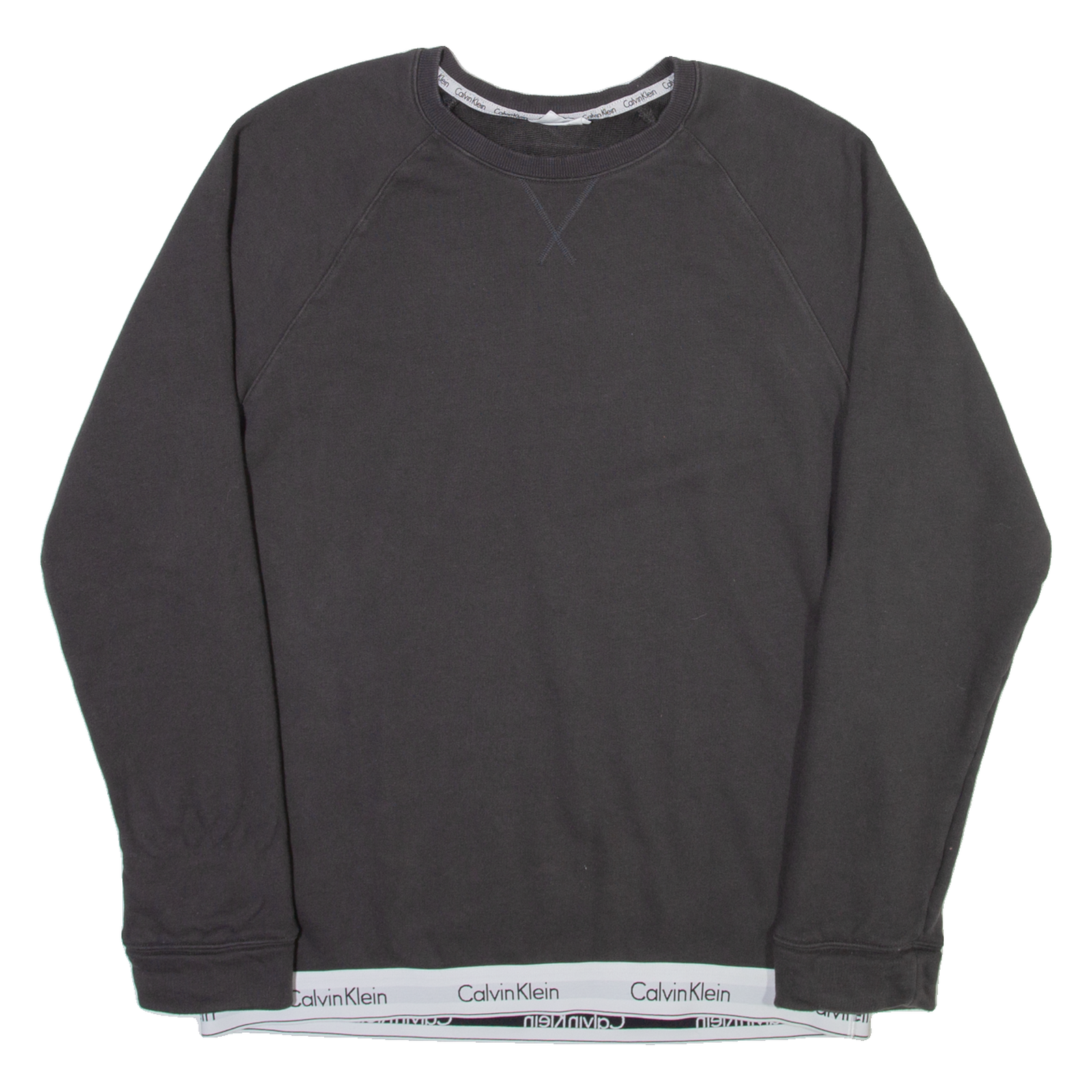 CALVIN KLEIN Mens Sweatshirt Grey M Refurbished - N/A refurbished available on Cerqular