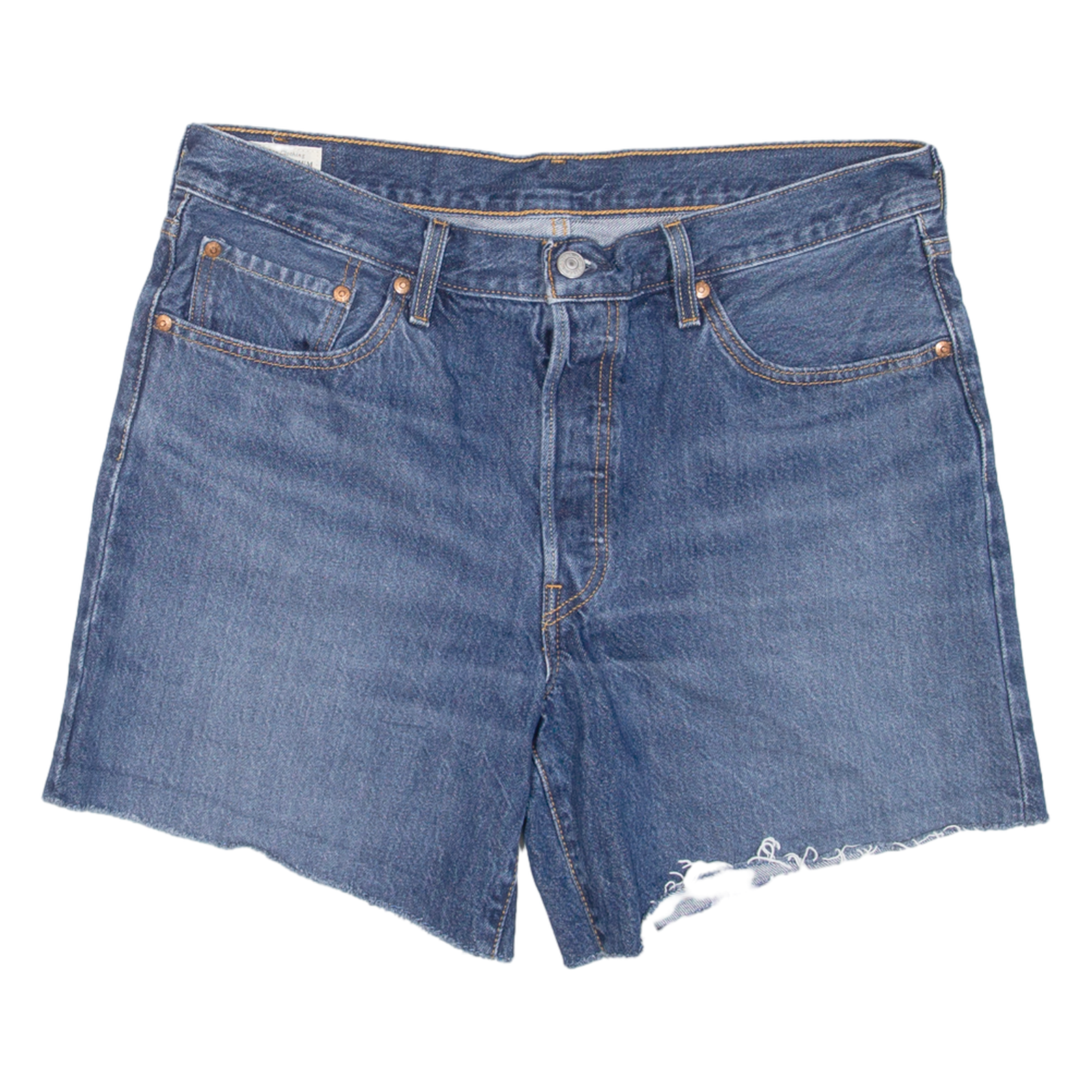 LEVI'S 501 BIG E Womens Denim Shorts Blue M W32 Refurbished - N/A refurbished available on Cerqular