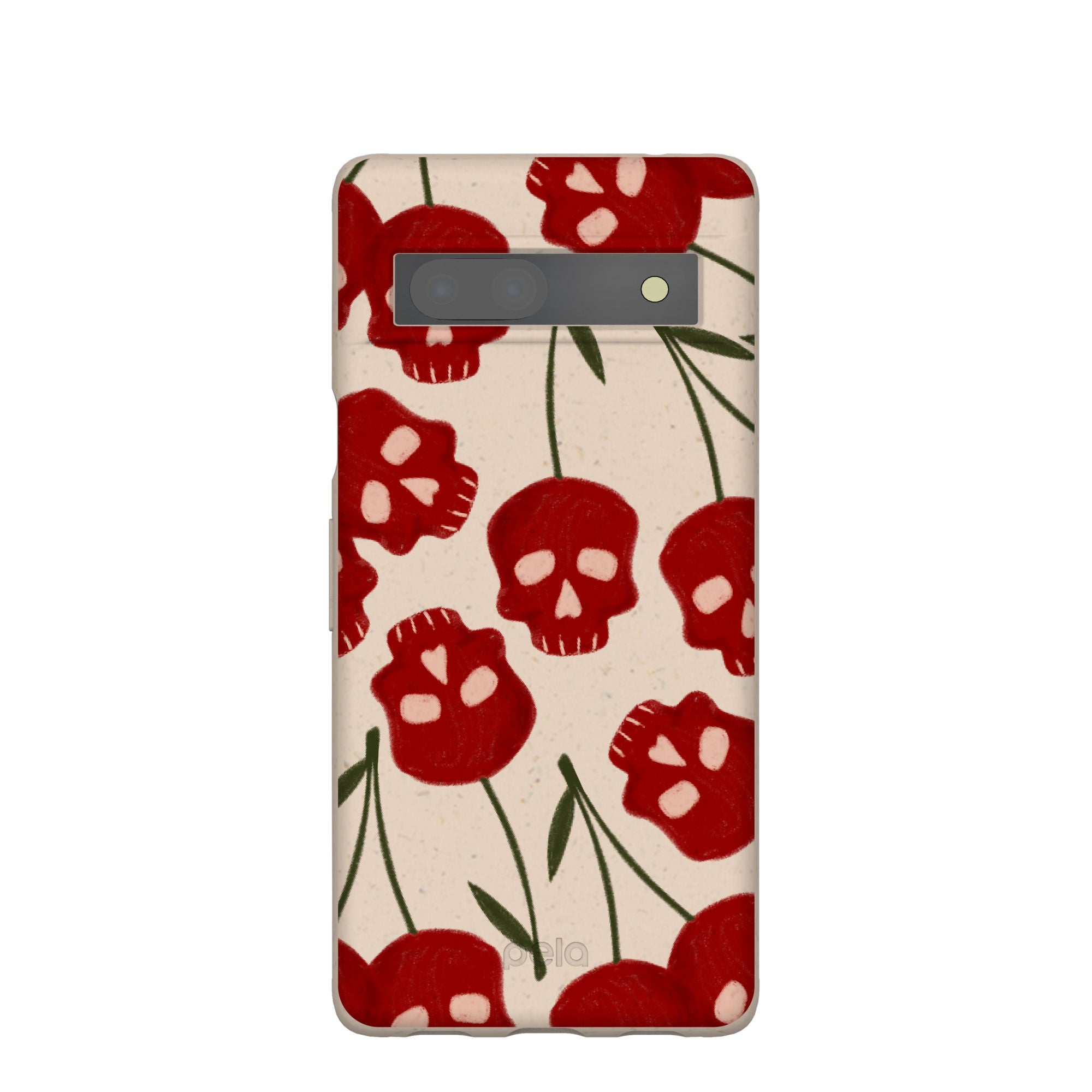 Buy Seashell Scary Cherry Google Pixel 7a Case Refurbished - $65.00 Seashell Scary Cherry Google Pixel 7a Case Refurbished - Pela Case refurbished available on Cerqular