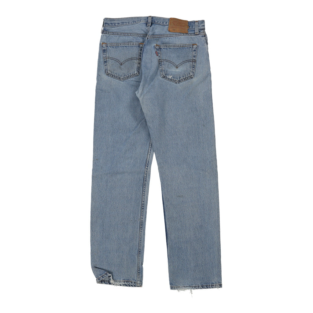 501 Levis Jeans - 33W 32L Blue Cotton Refurbished - Thrifted (note: this is a term often used to describe second- refurbished available on Cerqular