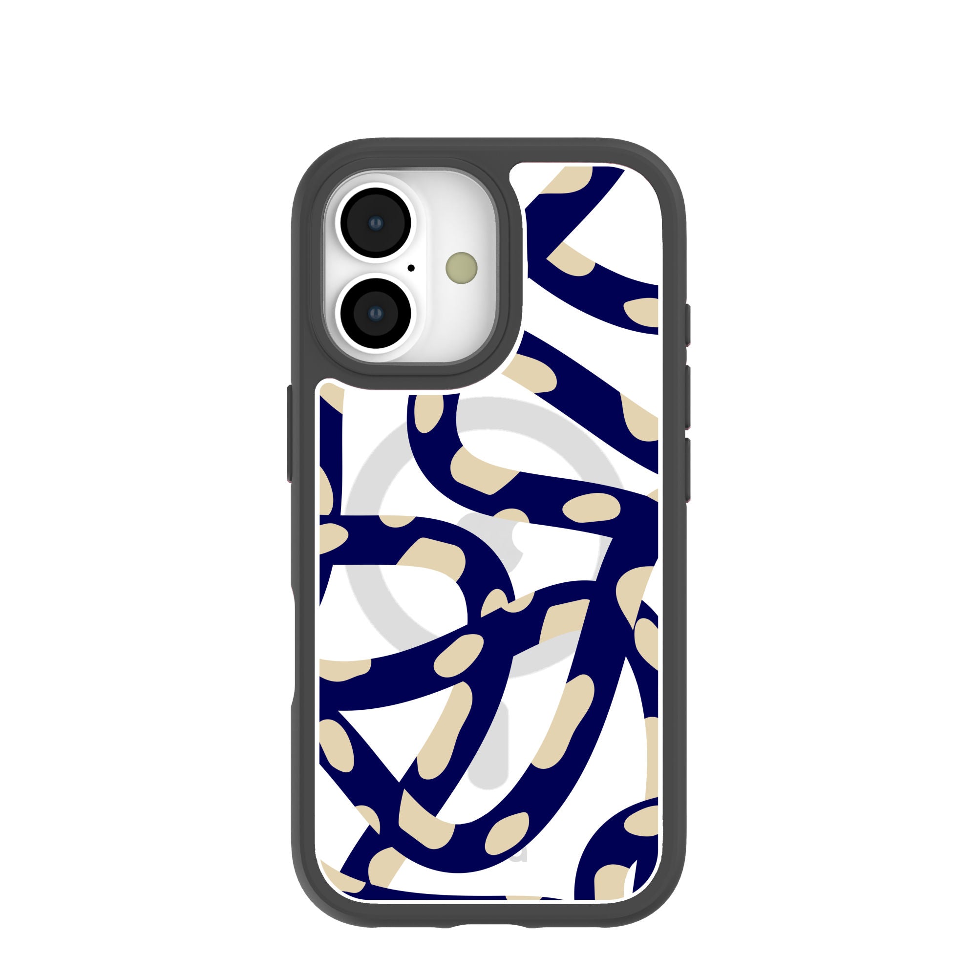 Clear Noodles iPhone 17 Case With Noir Ridge (MagSafe included) Refurbished - Pela Case refurbished available on Cerqular
