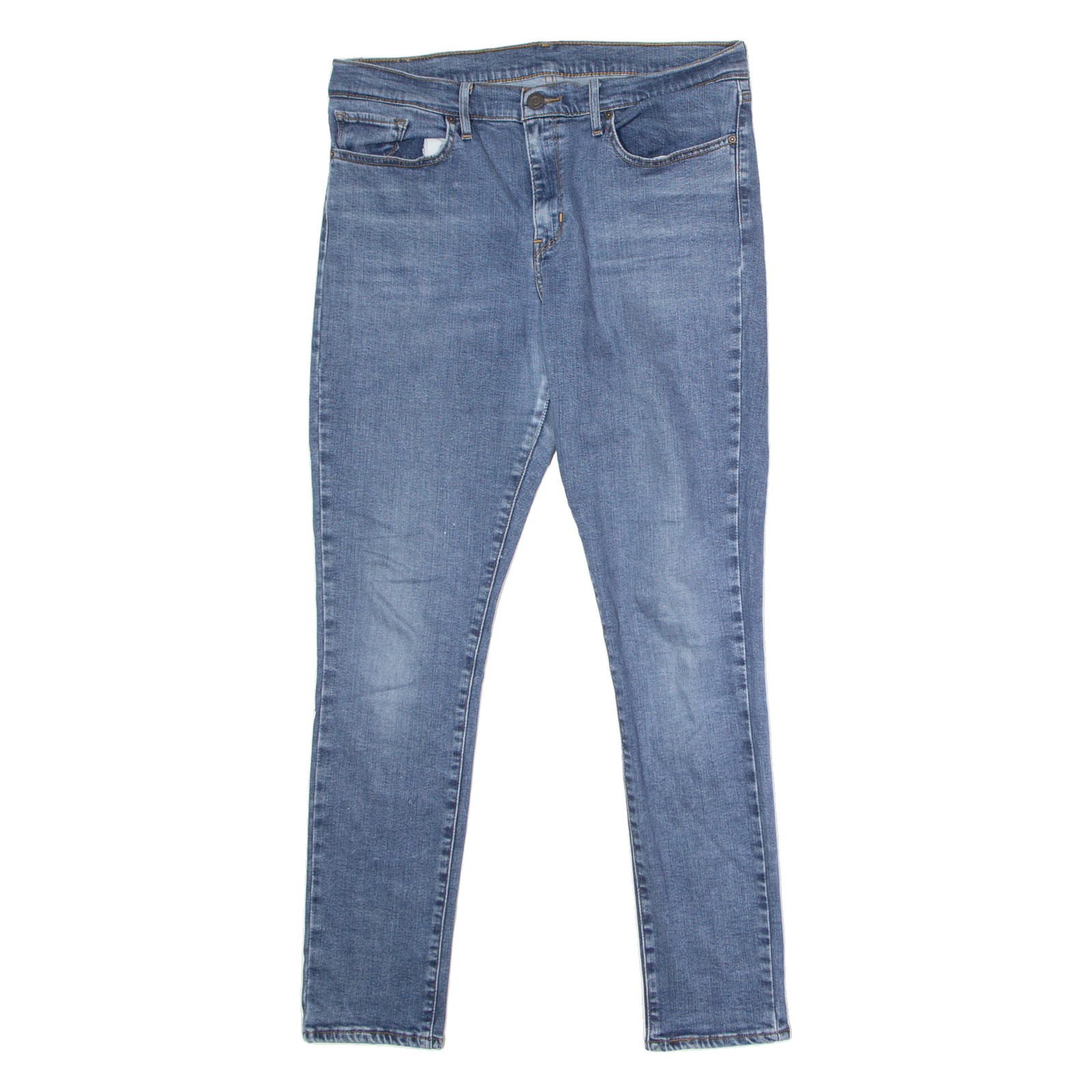 LEVI'S Womens Jeans Blue Regular Skinny Stone Wash W31 L30 Refurbished - N/A refurbished available on Cerqular
