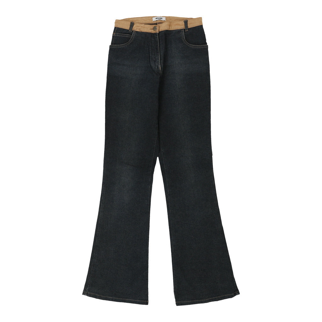 Age 16 Moschino Flared Jeans - 26W 32L Blue Cotton | Size: 26"" waist Refurbished - N/A (Preloved Designer is not a specific brand, it refurbished available on Cerqular