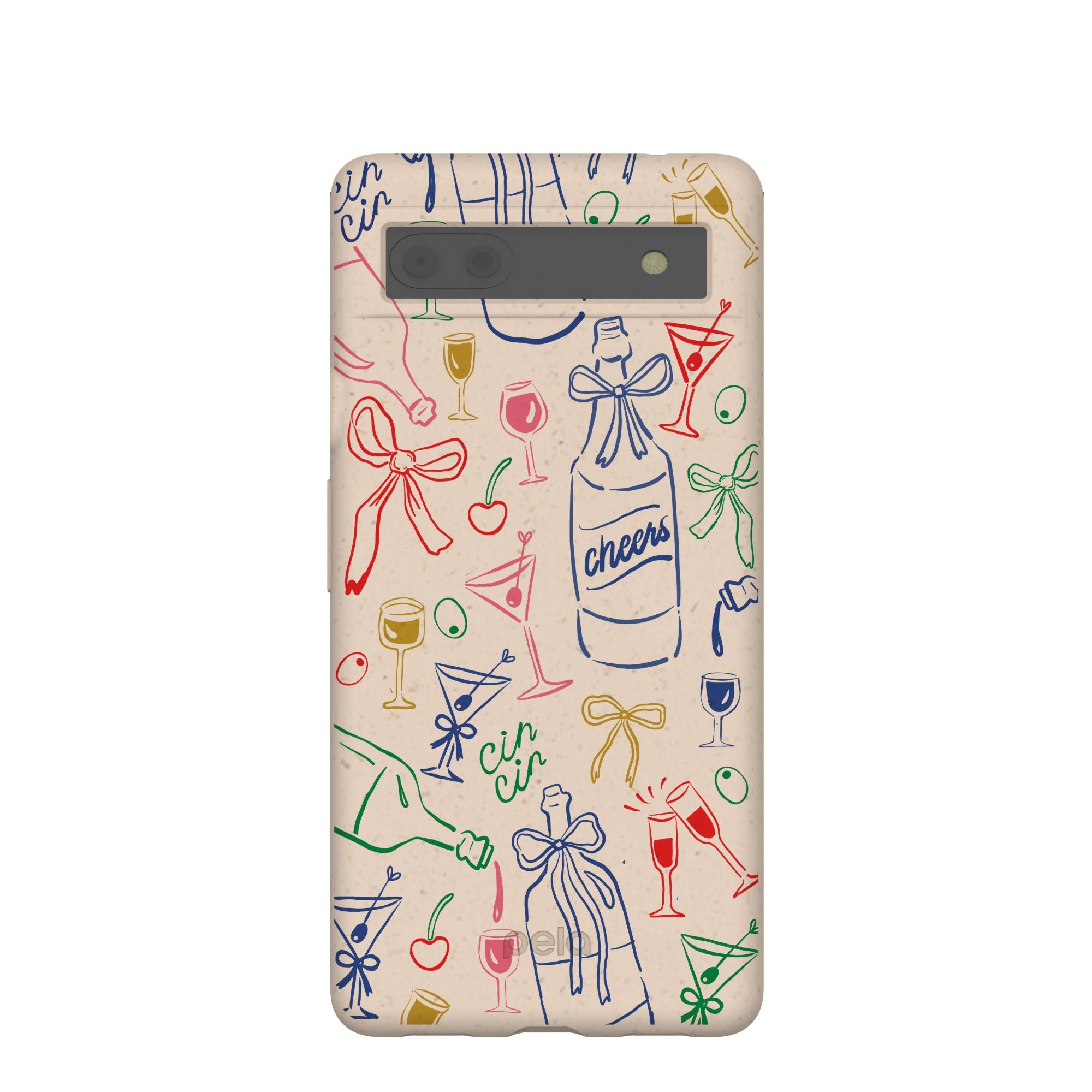 Seashell Midnight Toast Google Pixel 6a Case Refurbished - Pela Case refurbished available on Cerqular