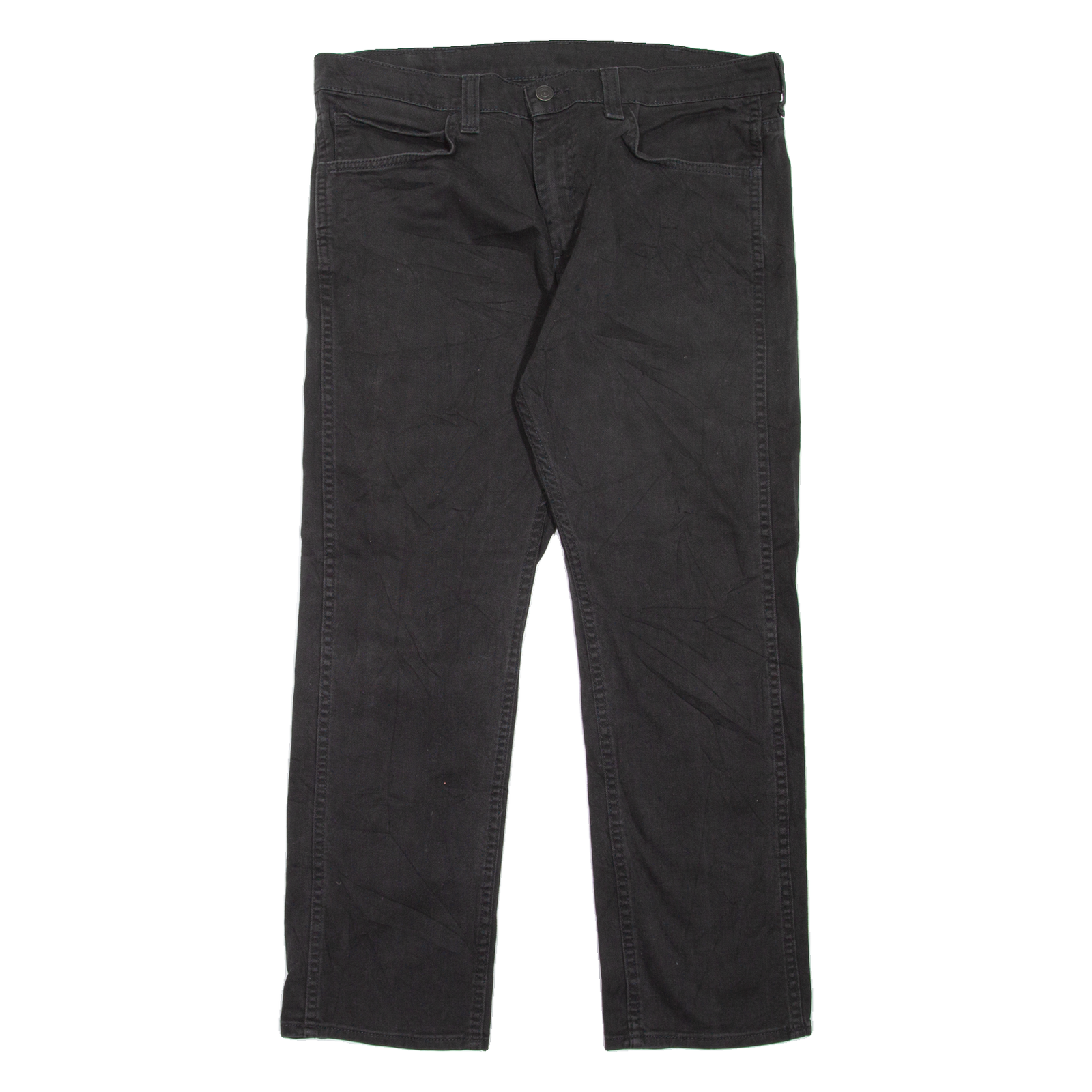 LEVI'S 513 Jeans Mens Black Slim Straight W38 L30 Refurbished - N/A refurbished available on Cerqular