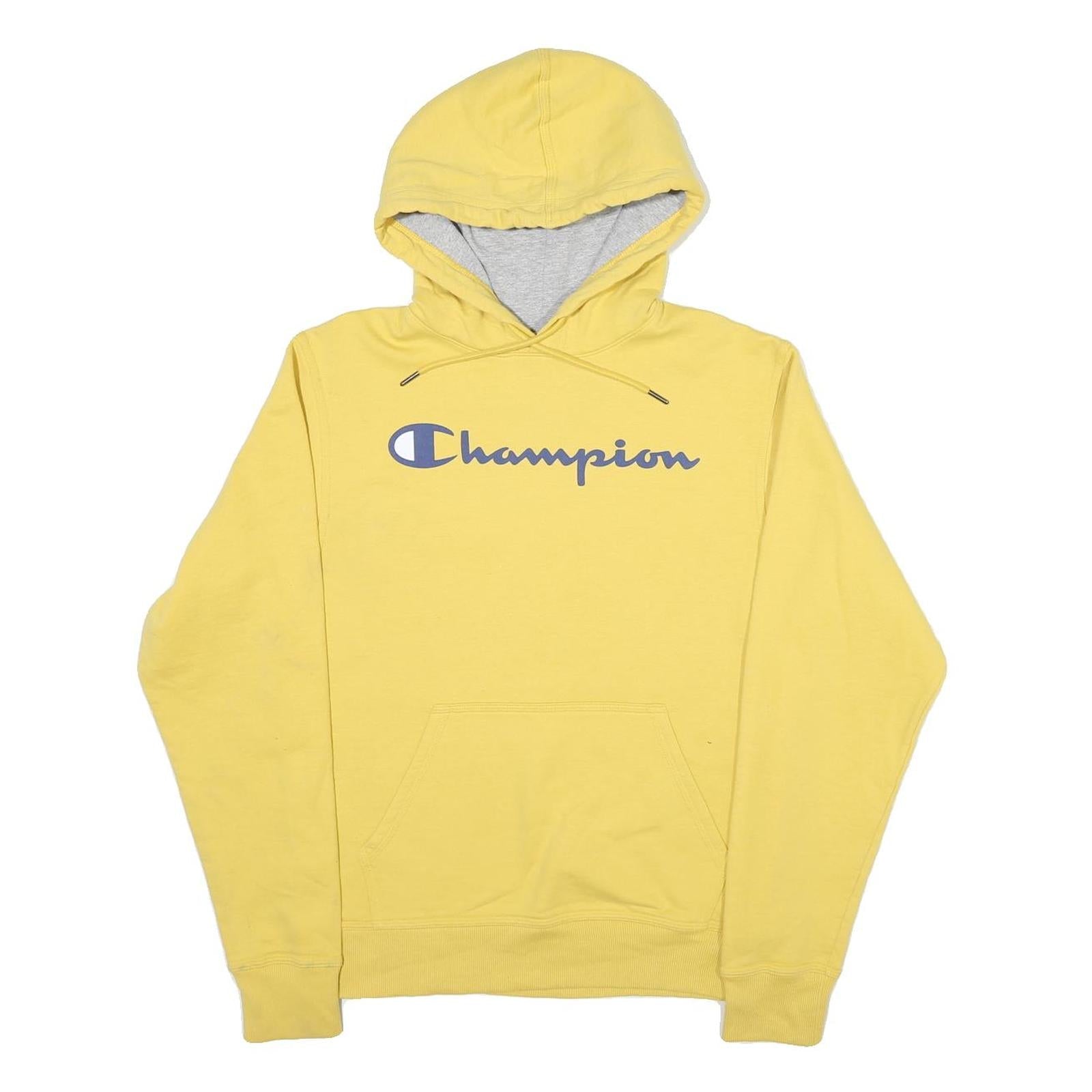 Buy CHAMPION Mens Yellow Pullover Hoodie S Cotton Blend Casual Sweater Refurbished - $33.79 CHAMPION Mens Yellow Pullover Hoodie S Cotton Blend Casual Sweater Refurbished - N/A refurbished available on Cerqular