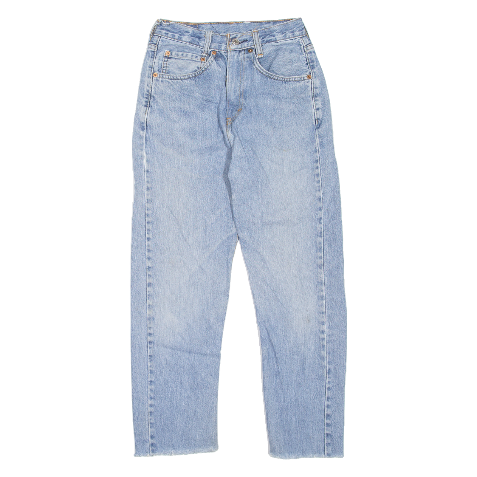 LEVI'S Altered Womens Jeans Blue Slim Tapered Stone Wash W25 L25 Refurbished - N/A refurbished available on Cerqular