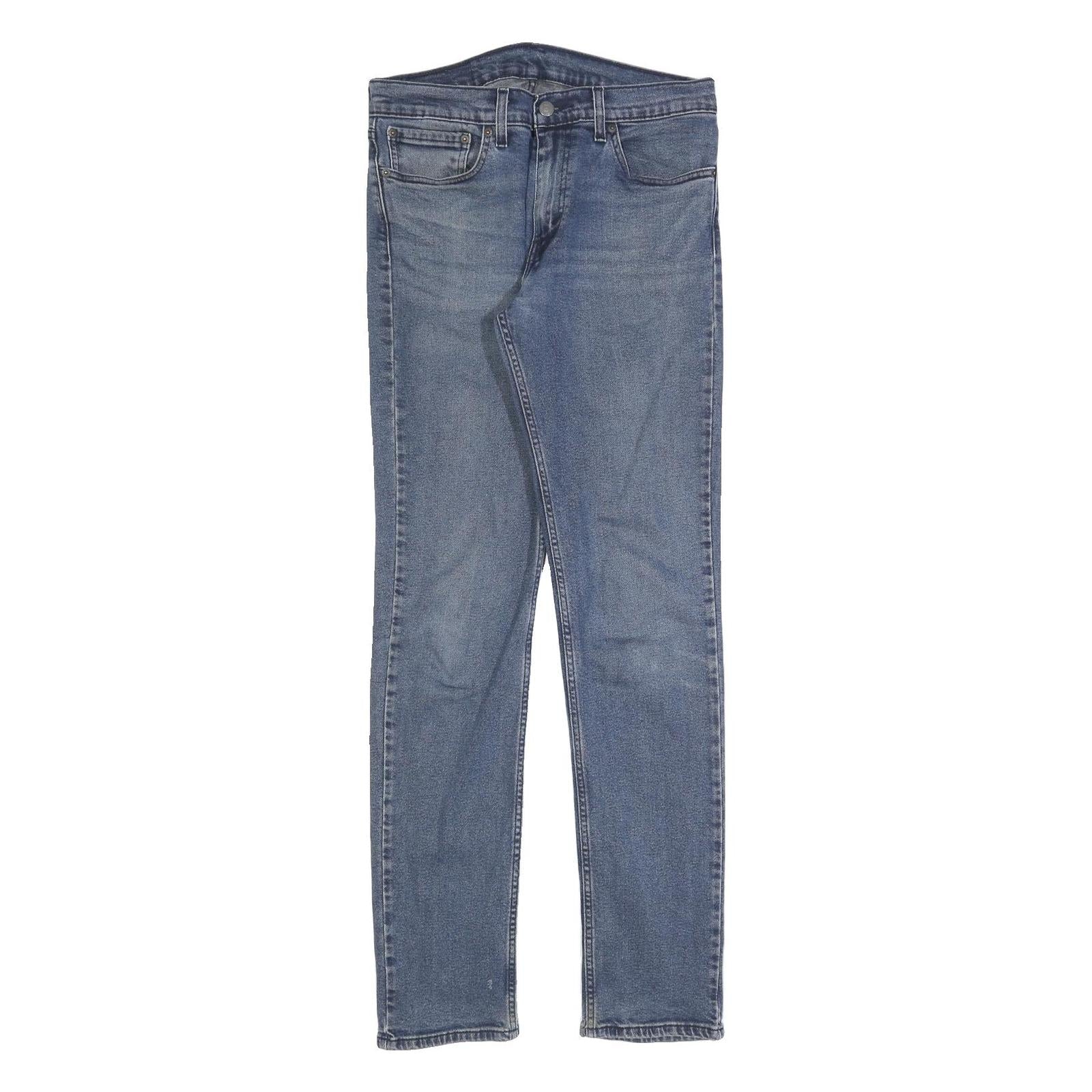 LEVI'S 511 Slim Mens Jeans Blue Slim Skinny Denim Medium W32 L34 Zip Cotton Refurbished - N/A refurbished available on Cerqular
