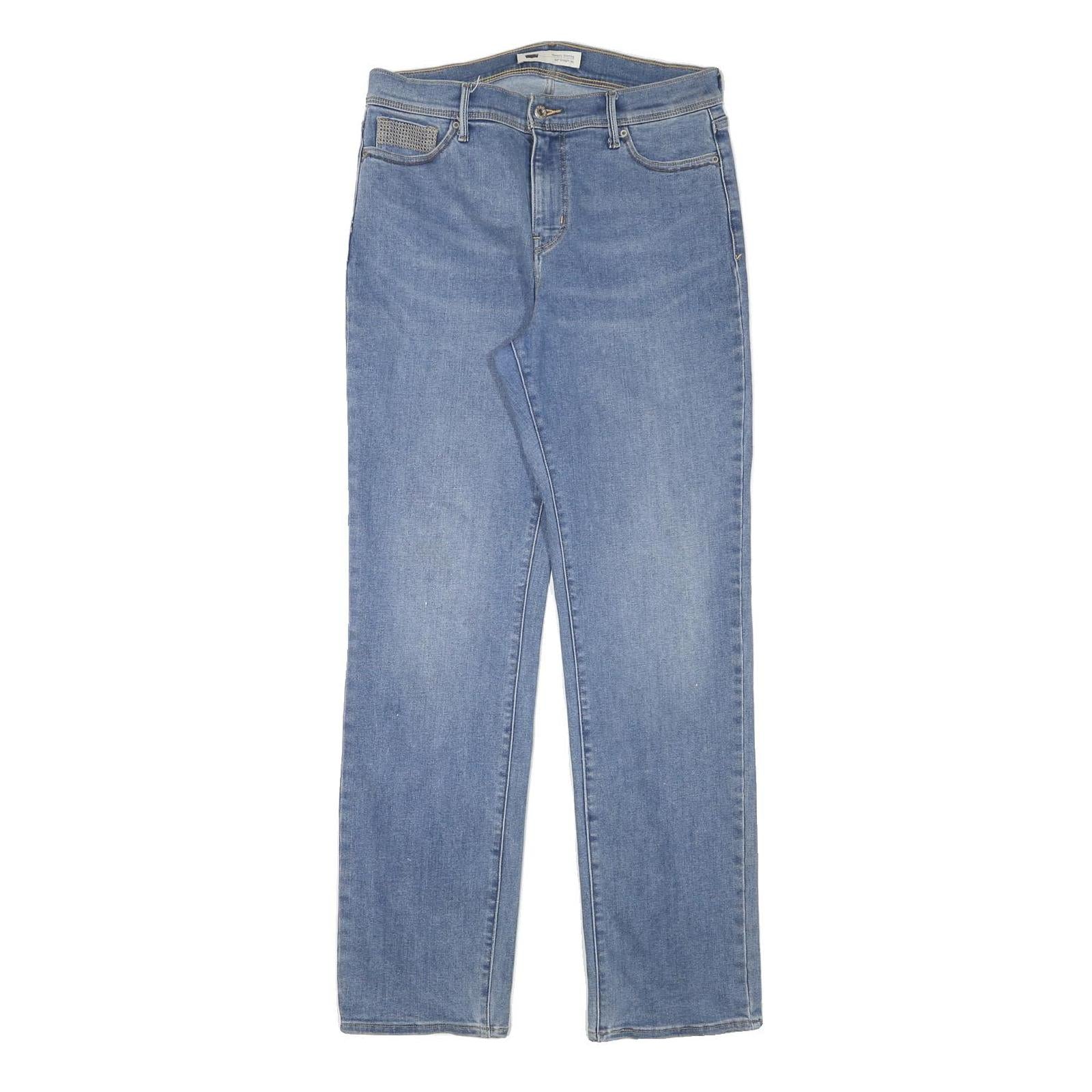 LEVI'S 512 Womens Slim Jeans Blue Denim W30 L31 Classic Cotton Blend Zip Refurbished - N/A refurbished available on Cerqular