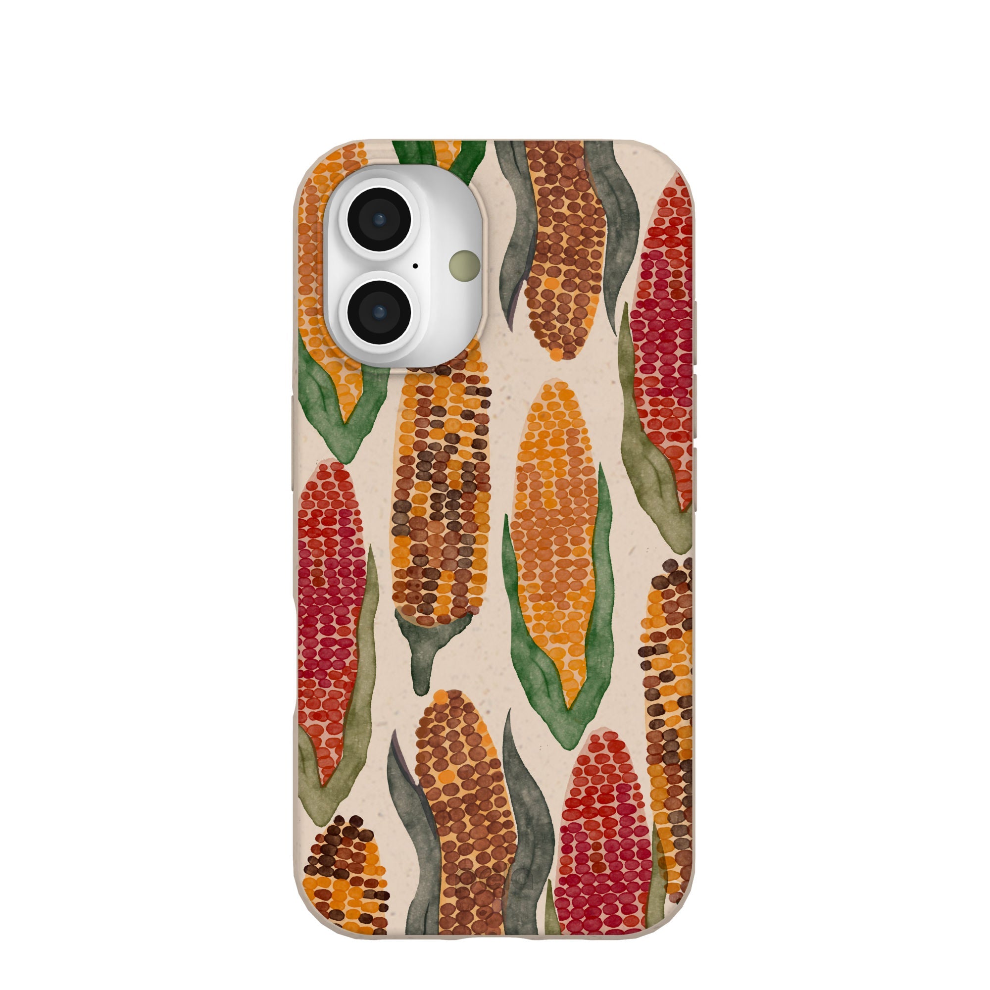 Seashell Cornfield iPhone 16 Case Refurbished - Pela Case refurbished available on Cerqular