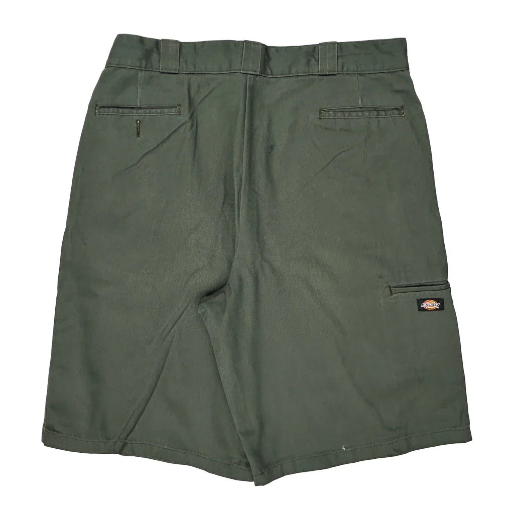Dickies Chino Shorts - 38W 9L Green Cotton Blend Refurbished - Thrifted (note: this is a term often used to describe second- refurbished available on Cerqular