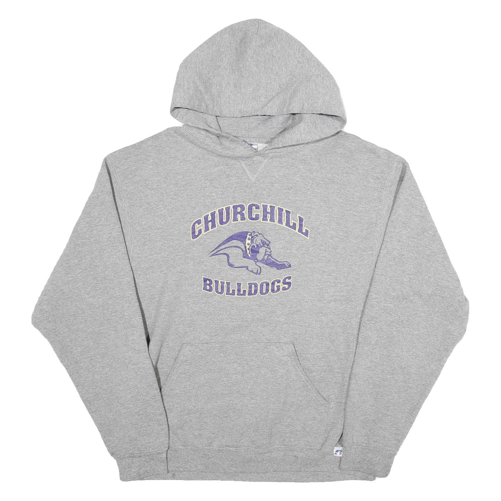 Buy RUSSELL ATHLETIC Mens Grey Churchill Bulldogs Hoodie L Cotton Blend Pullover Refurbished - $28.59 RUSSELL ATHLETIC Mens Grey Churchill Bulldogs Hoodie L Cotton Blend Pullover Refurbished - N/A refurbished available on Cerqular