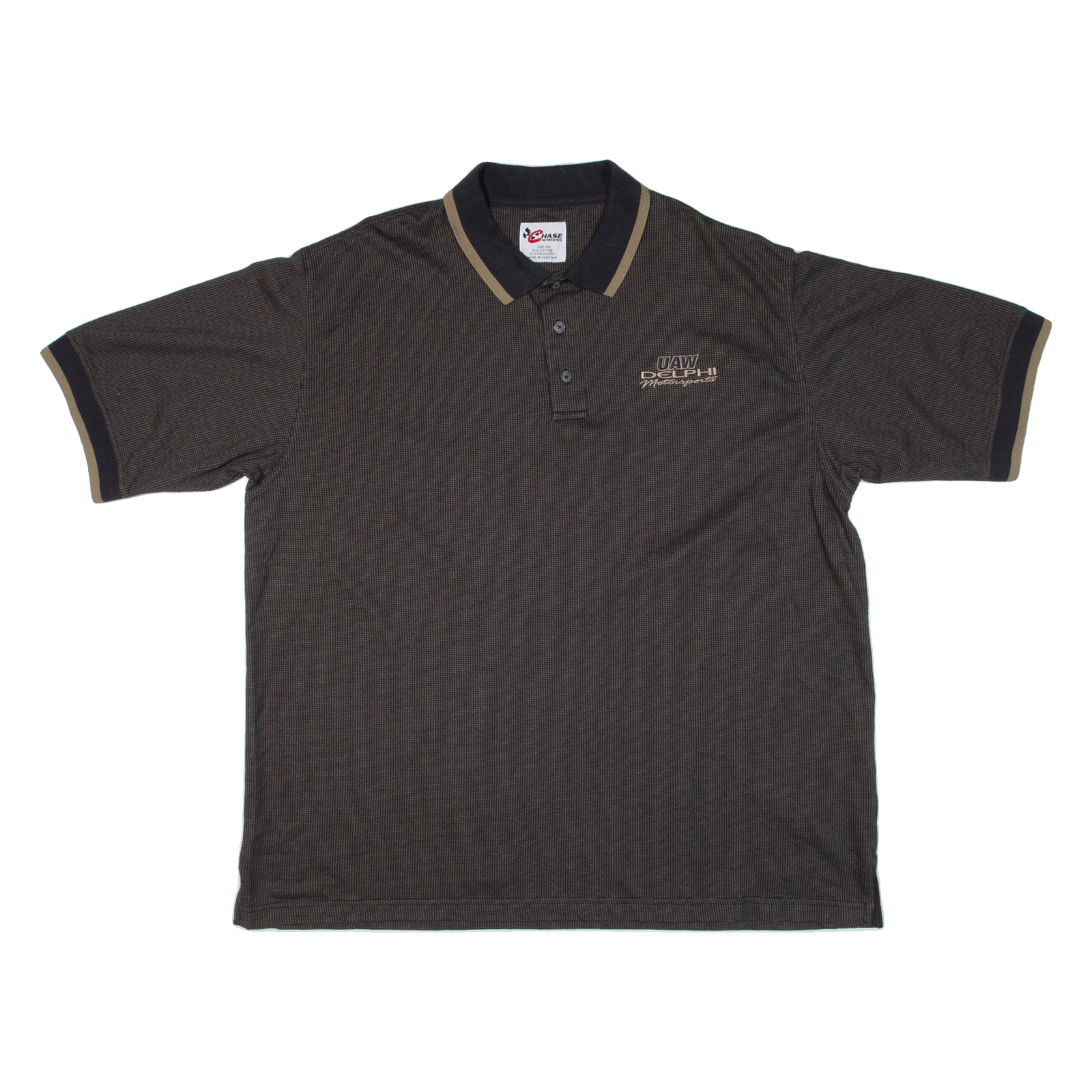 CHASE AUTHENTICS Mens Polo Shirt Brown 2XL Refurbished - N/A refurbished available on Cerqular