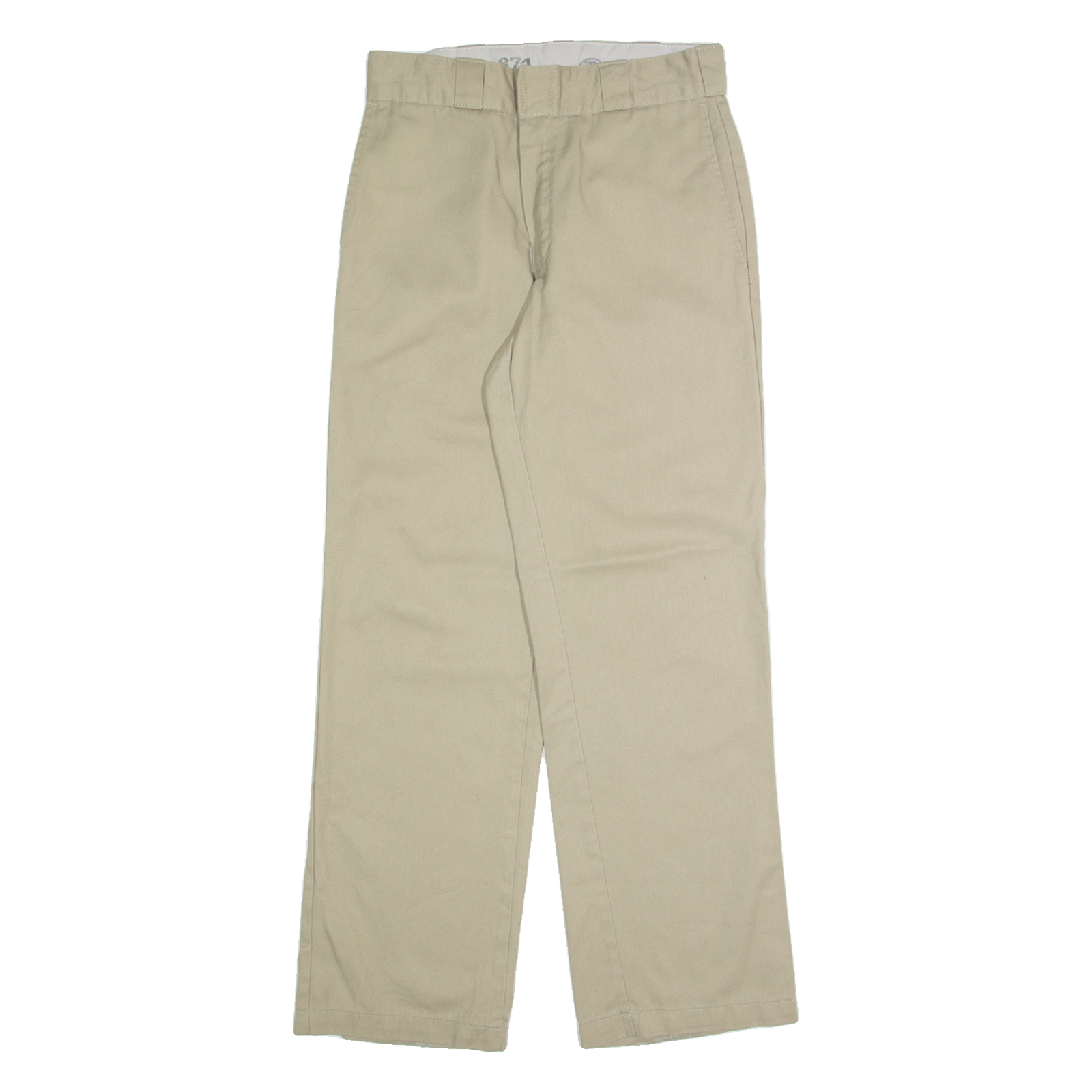 DICKIES Chino Mens Trousers Beige Regular Straight W30 L30 Refurbished - N/A refurbished available on Cerqular