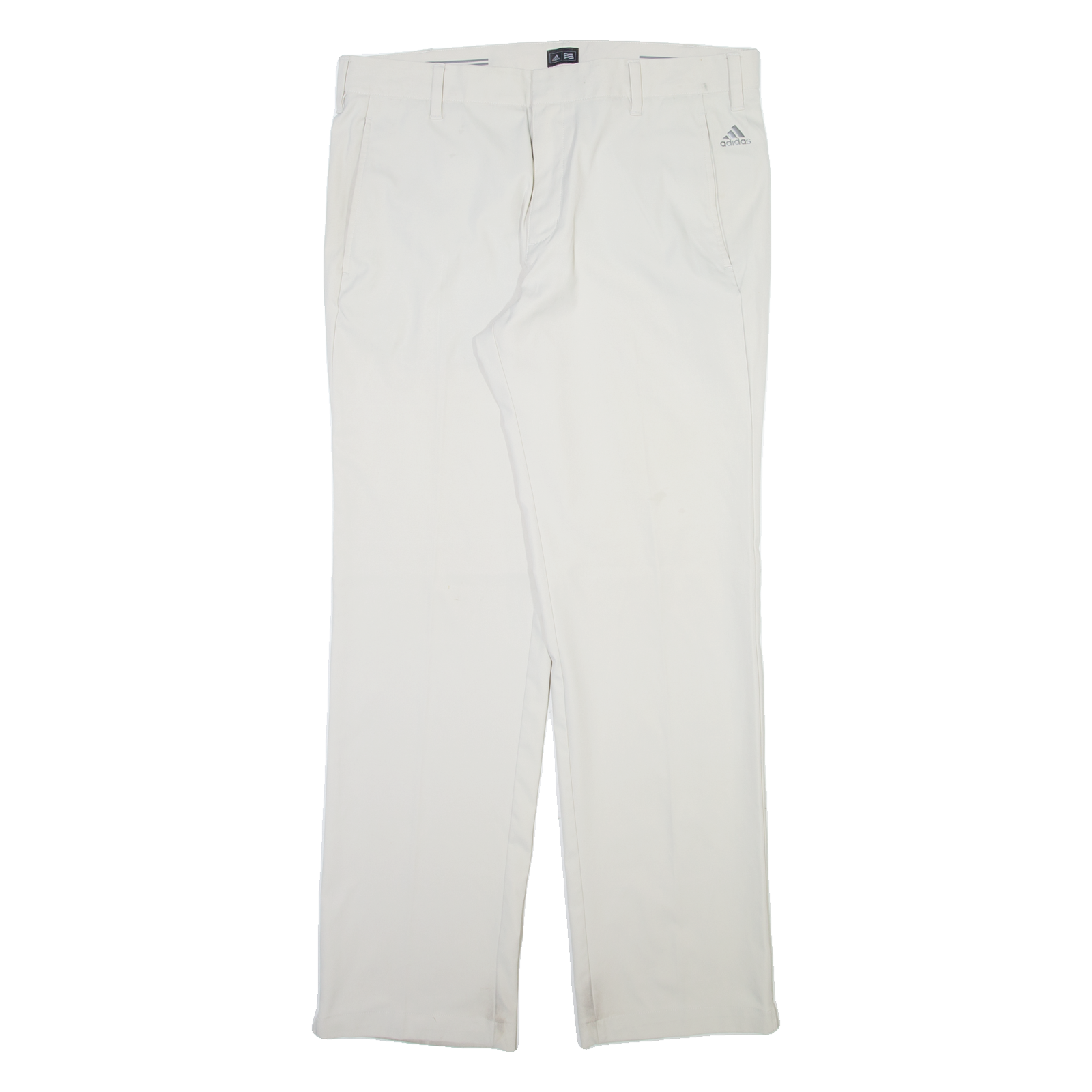 ADIDAS Mens Trousers Beige Regular Straight W34 L32 Refurbished - N/A refurbished available on Cerqular