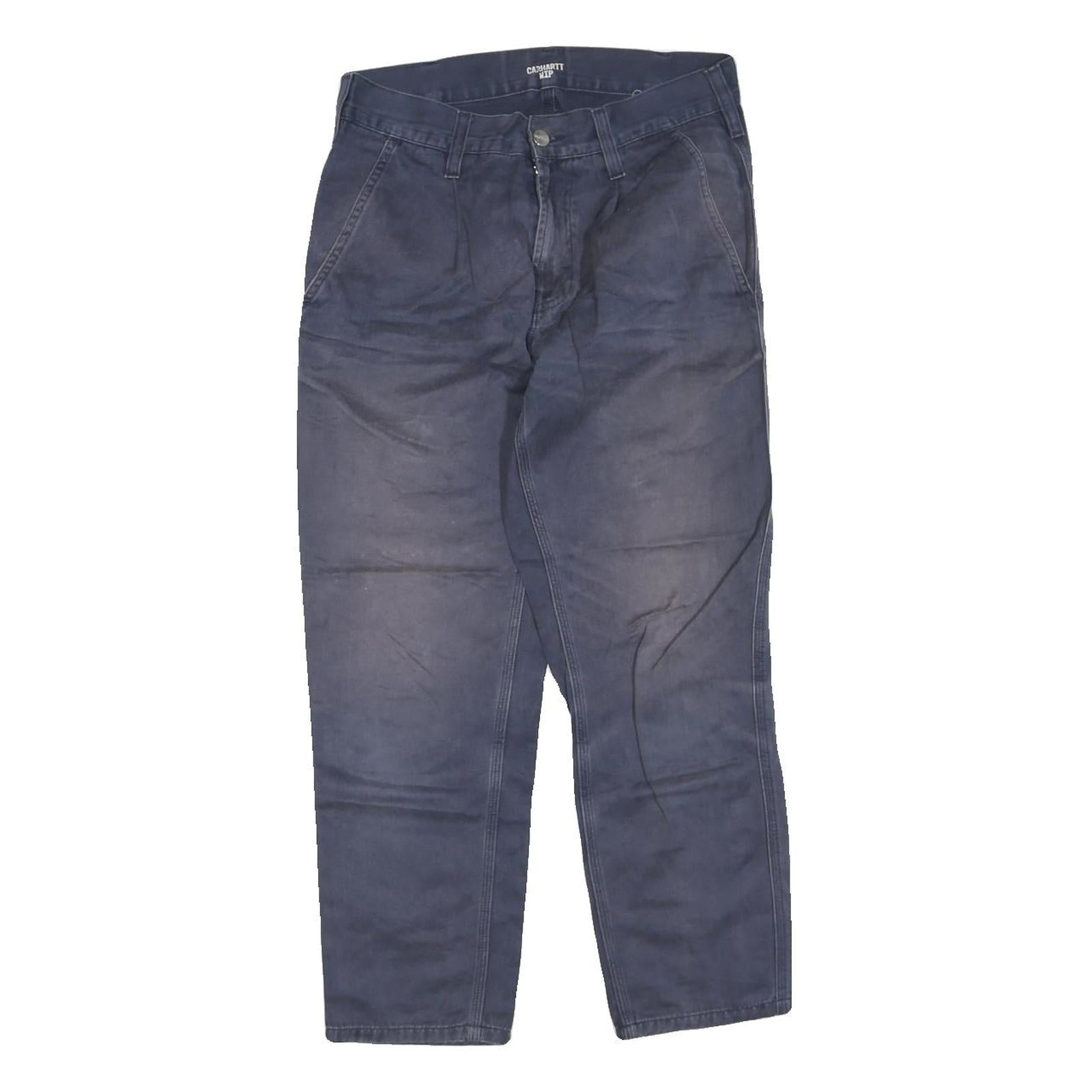Buy CARHARTT Mens Cotton Blend Navy Regular Straight Trousers W30 L26 Zip Casual Refurbished - $49.39 CARHARTT Mens Cotton Blend Navy Regular Straight Trousers W30 L26 Zip Casual Refurbished - N/A refurbished available on Cerqular