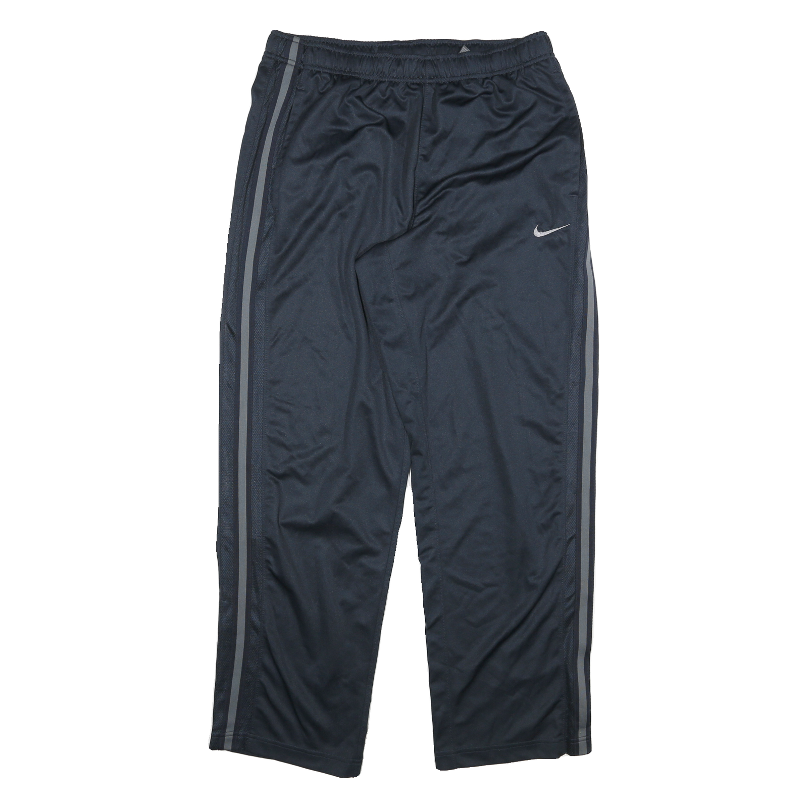 NIKE Mens Joggers Black & Grey Regular Straight L W30 L30 Sports Casual Refurbished - N/A refurbished available on Cerqular