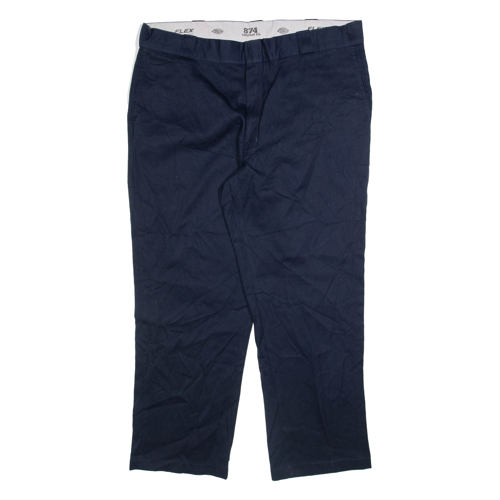 DICKIES 874 Workwear Mens Trousers Blue Regular Straight W42 L30 Refurbished - N/A refurbished available on Cerqular