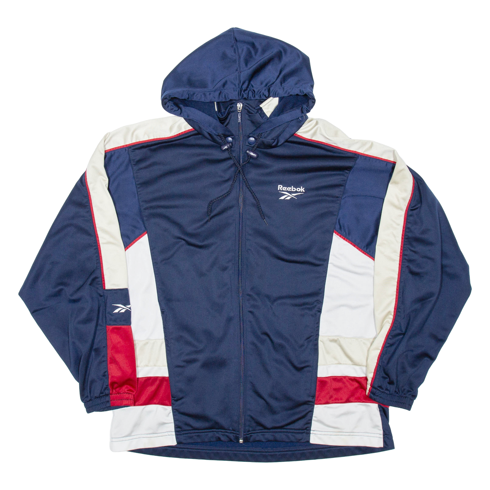 REEBOK Mens Blue Hoodie Full Zip M Refurbished - N/A refurbished available on Cerqular