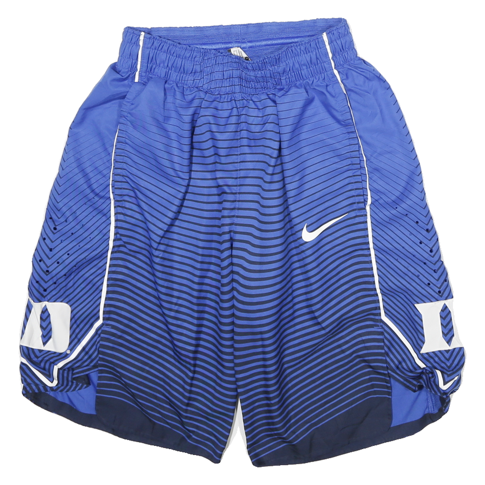 NIKE Mens Blue Striped Sports Casual Shorts S W24 Athletic Comfortable Refurbished - N/A refurbished available on Cerqular