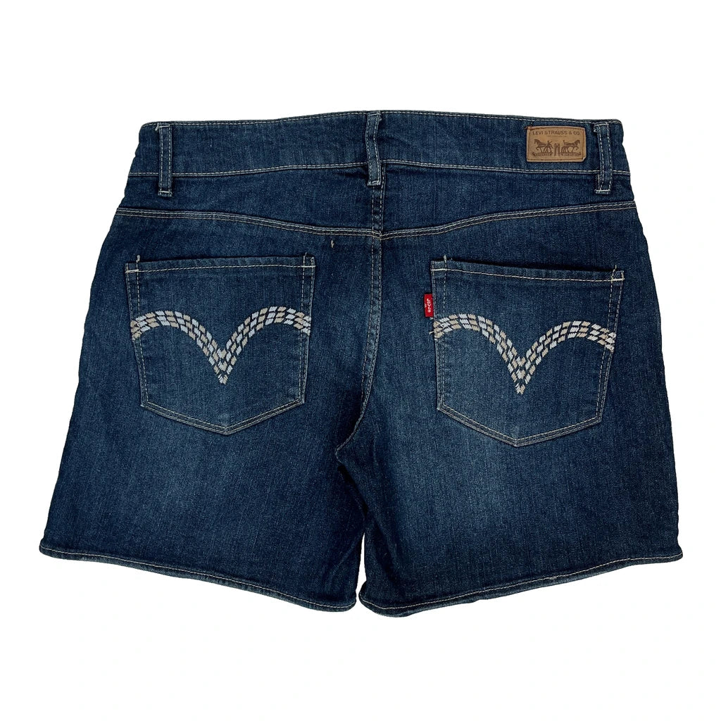 Buy Levis Denim Shorts - 32W UK 12 Blue Denim Refurbished - $26.79 Levis Denim Shorts - 32W UK 12 Blue Denim Refurbished - Thrifted (note: this is a term often used to describe second- refurbished available on Cerqular