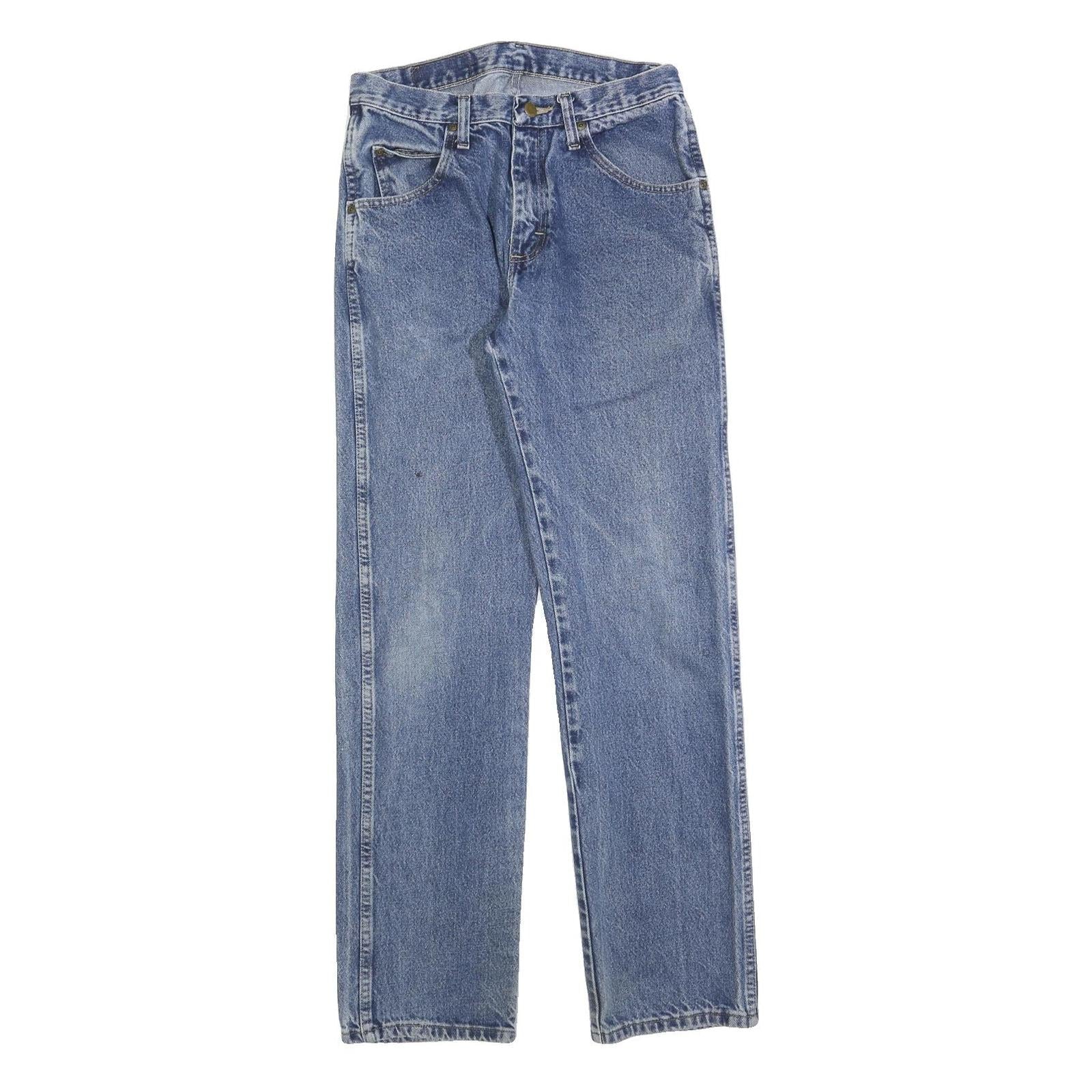 WRANGLER Mens Blue Regular Straight Denim Medium W30 L32 Classic Cotton Jeans Refurbished - N/A refurbished available on Cerqular