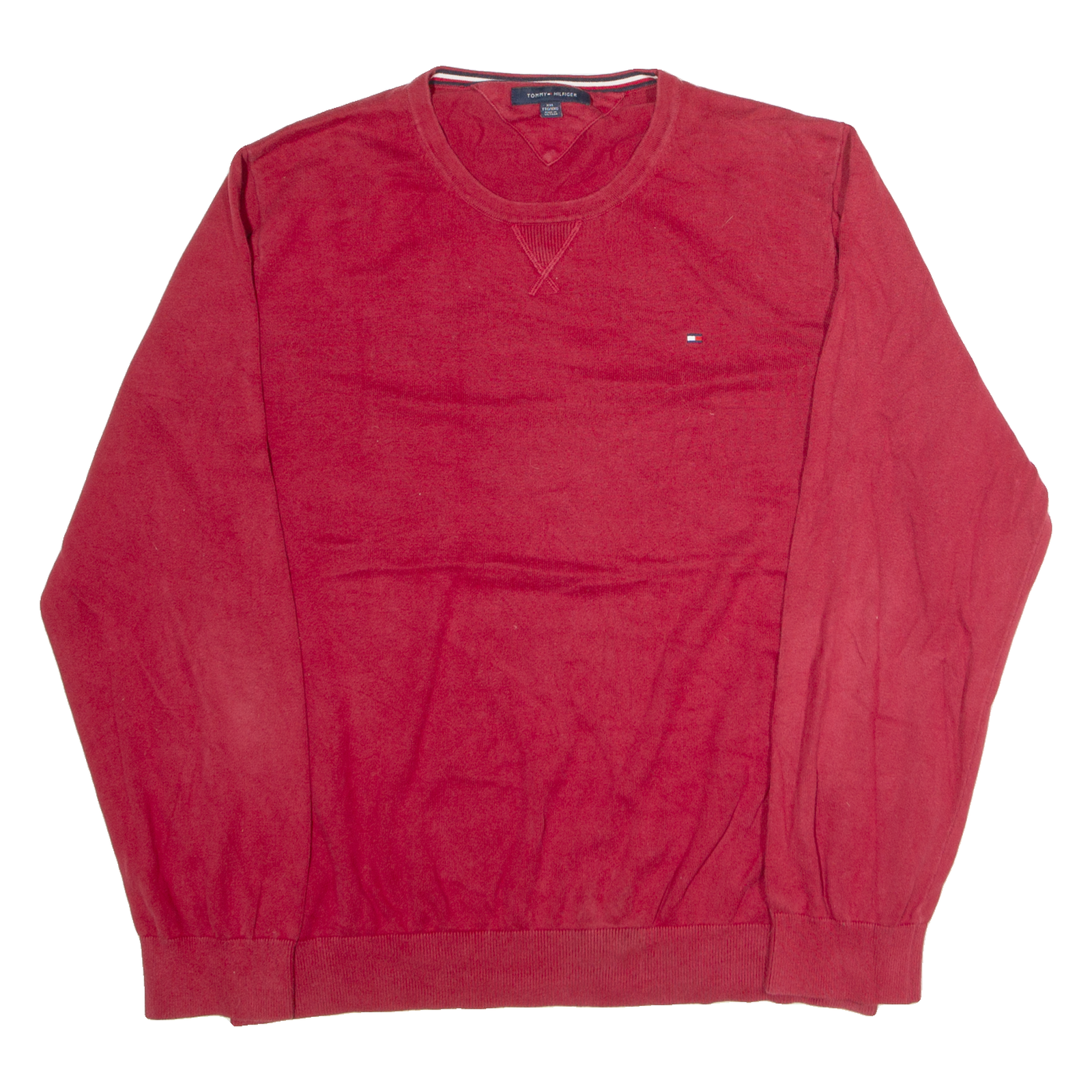 Buy TOMMY HILFIGER Mens Jumper Red Tight Knit 2XL Refurbished - $28.59 TOMMY HILFIGER Mens Jumper Red Tight Knit 2XL Refurbished - N/A refurbished available on Cerqular