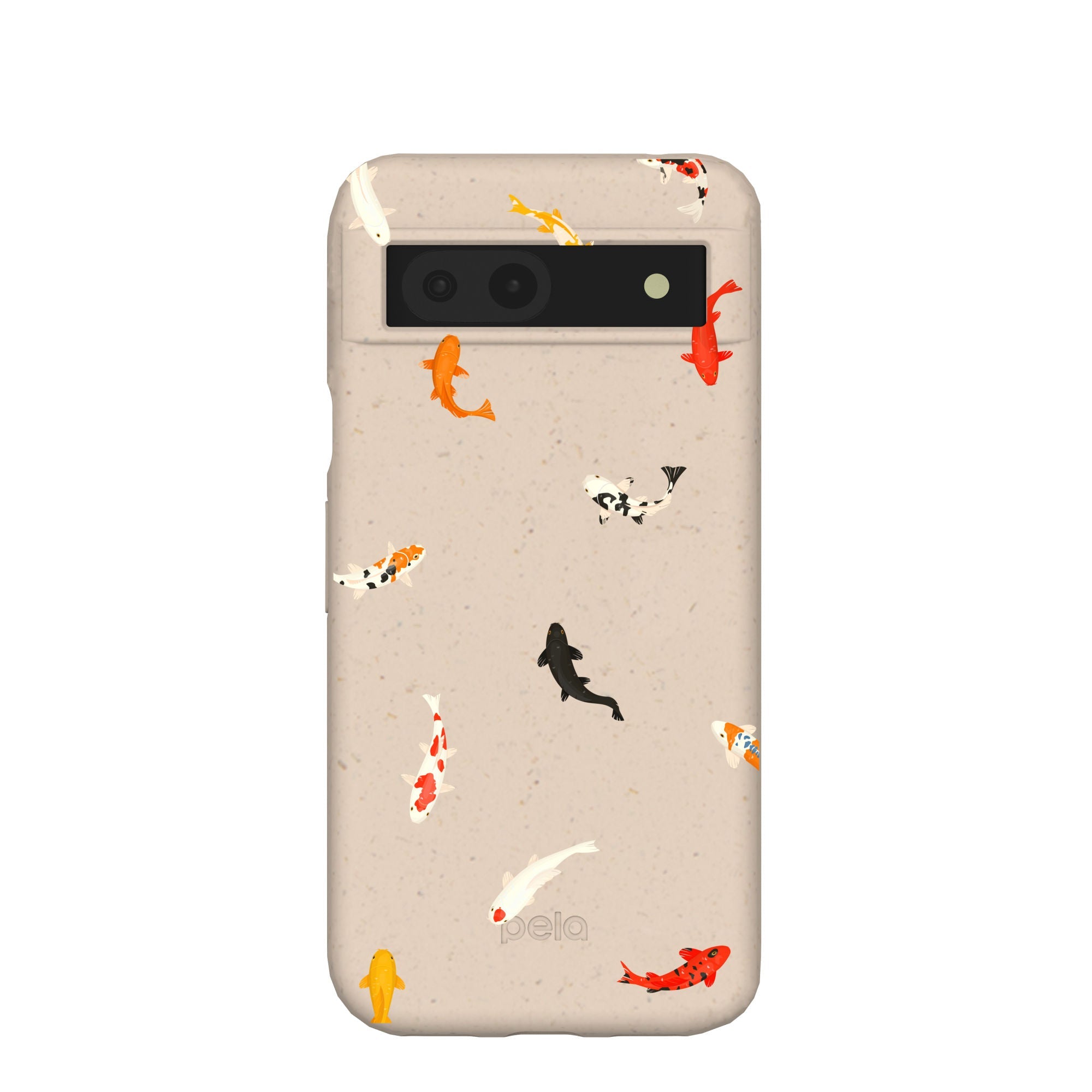 Seashell Lil Koi Google Pixel 8a Case Refurbished - Pela Case refurbished available on Cerqular