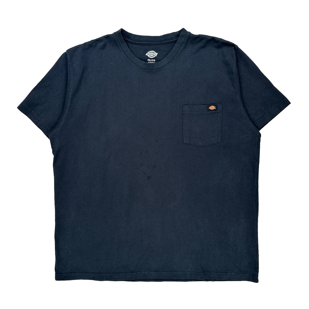 Dickies T-Shirt - 2XL Black Cotton Refurbished - Thrifted (note: this is a term often used to describe second- refurbished available on Cerqular