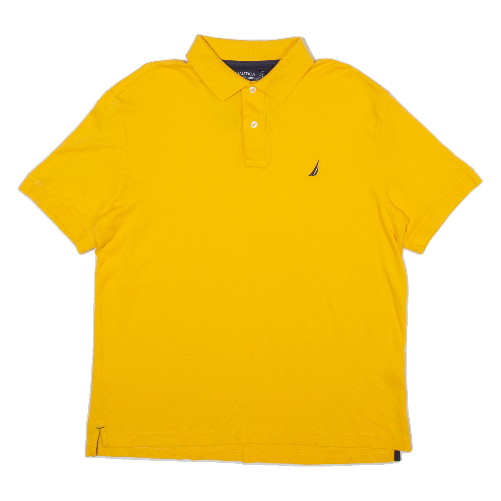 NAUTICA Mens Polo Shirt Yellow L Refurbished - N/A refurbished available on Cerqular