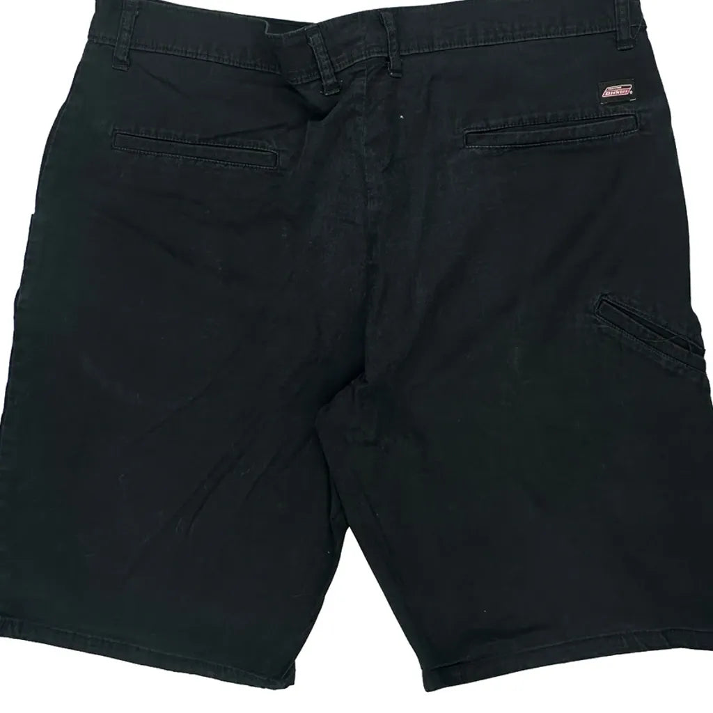 Dickies Cargo Shorts - 34W 10L Black Cotton Refurbished - Thrifted (note: this is a term often used to describe second- refurbished available on Cerqular
