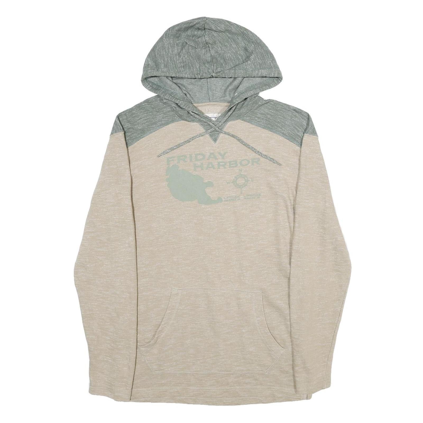 CHAMPION Mens Beige & Grey Friday Harbor Pullover Hoodie S Casual Cotton Blend Refurbished - N/A refurbished available on Cerqular