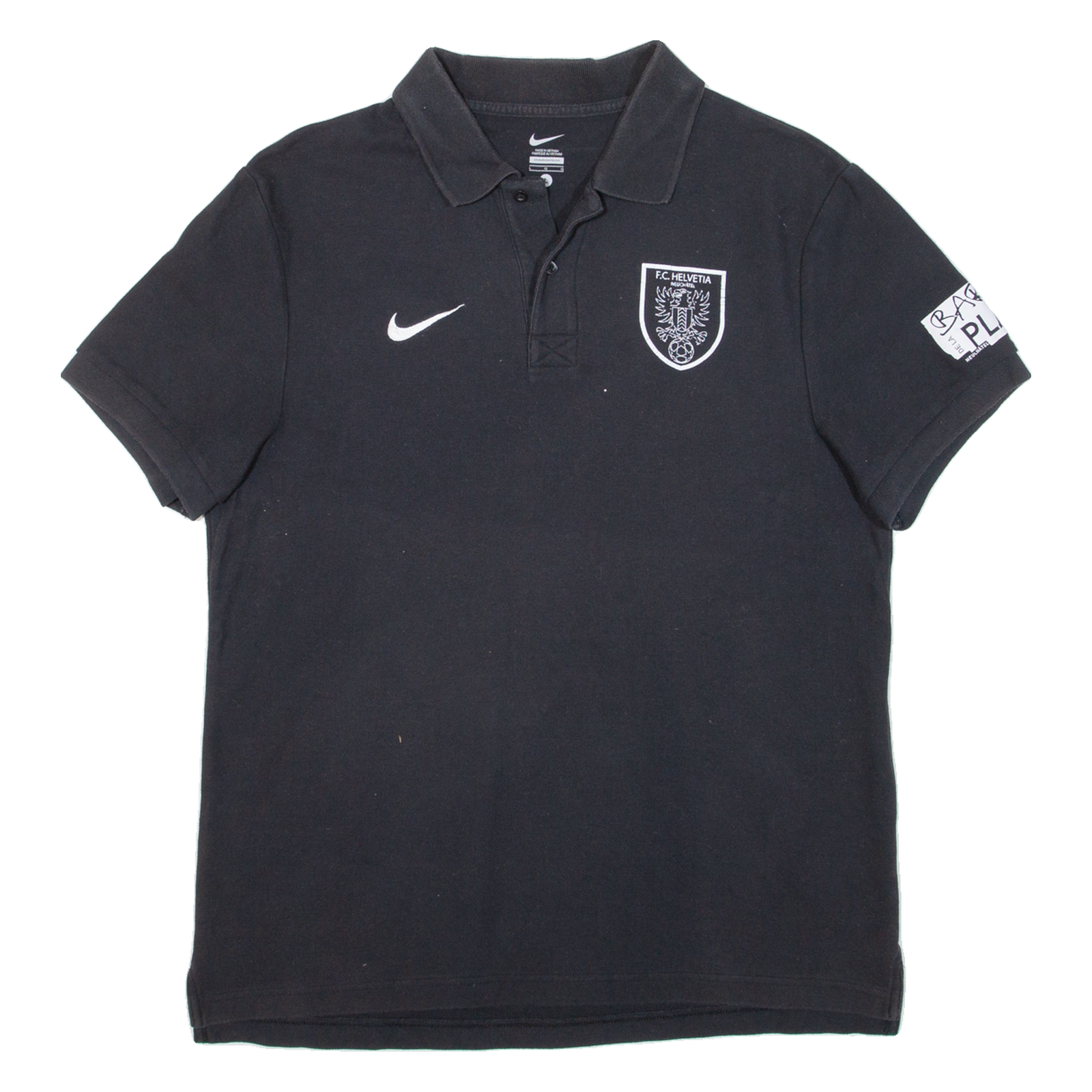 NIKE Mens Polo Shirt Black L Refurbished - N/A refurbished available on Cerqular