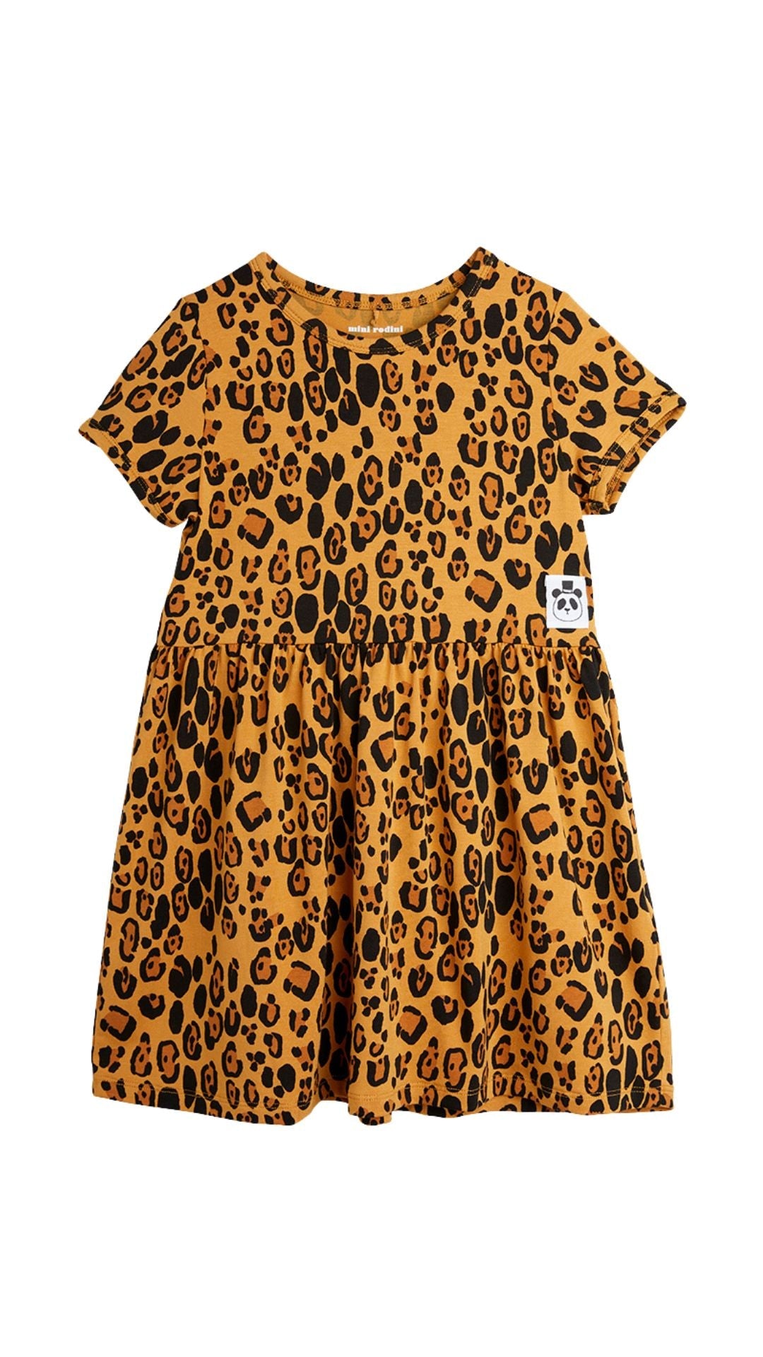 Girls short sleeve dress - Leopard | Size: 92/98cm Refurbished - N/A (Note: This brand may not be well-known globally refurbished available on Cerqular