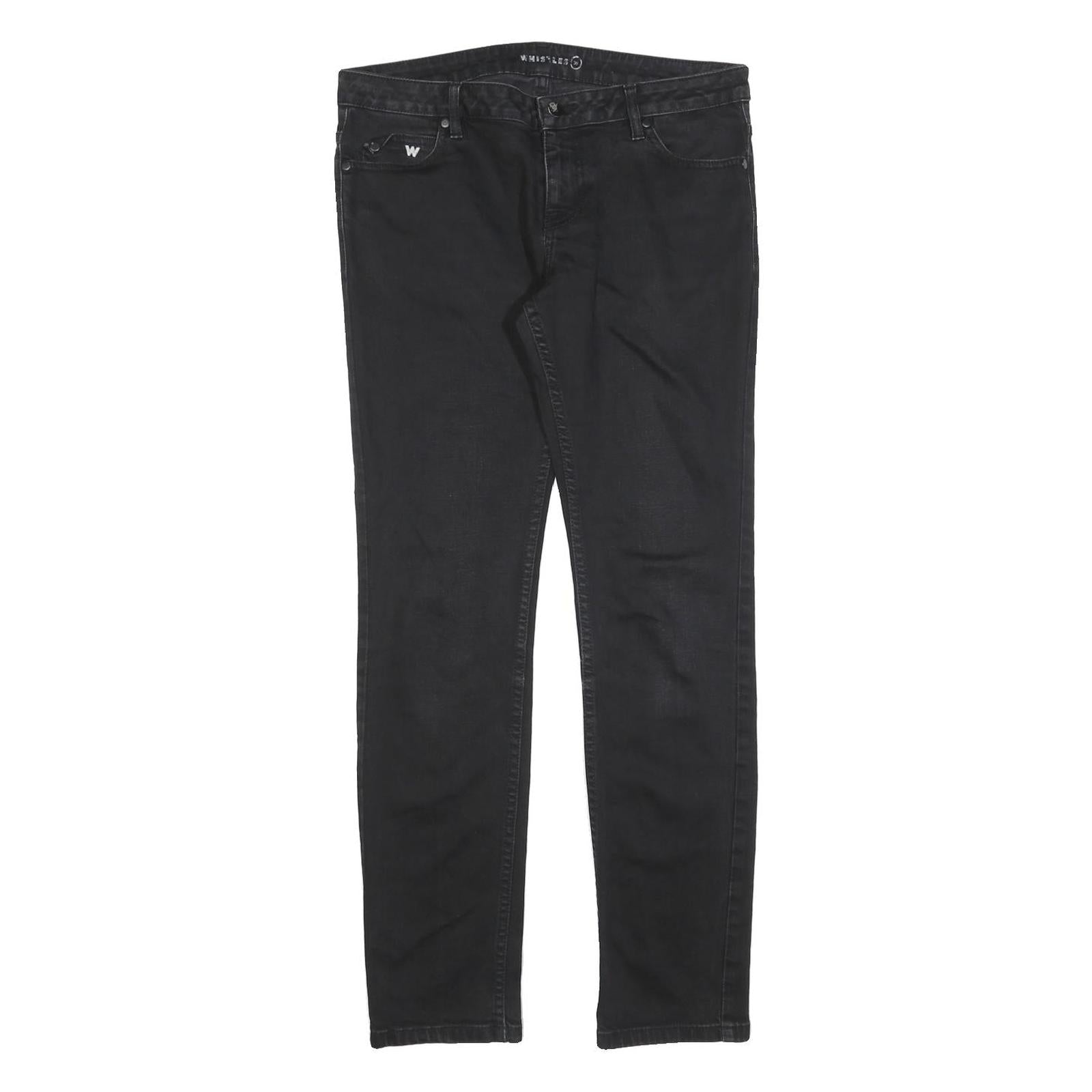 Buy WHISTLES Womens Jeans Black Slim Skinny Denim W30 L30 Zip Cotton Blend Refurbished - $41.59 WHISTLES Womens Jeans Black Slim Skinny Denim W30 L30 Zip Cotton Blend Refurbished - N/A refurbished available on Cerqular