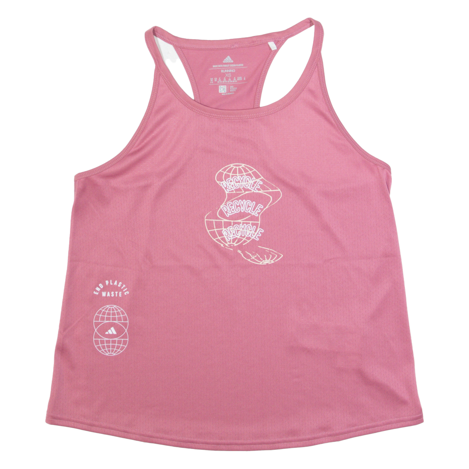 ADIDAS RUNNING Womens Vest Pink Sleeveless XS Refurbished - N/A refurbished available on Cerqular