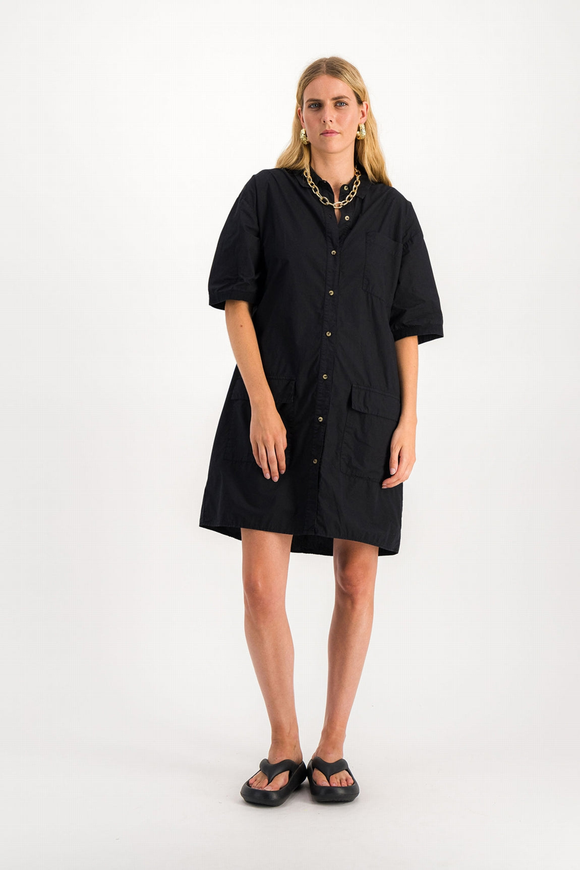Dress E241124malmo Noir | Color: NOIR | Size: FR-38 Refurbished - N/A (I could not find a well-known brand with this name refurbished available on Cerqular