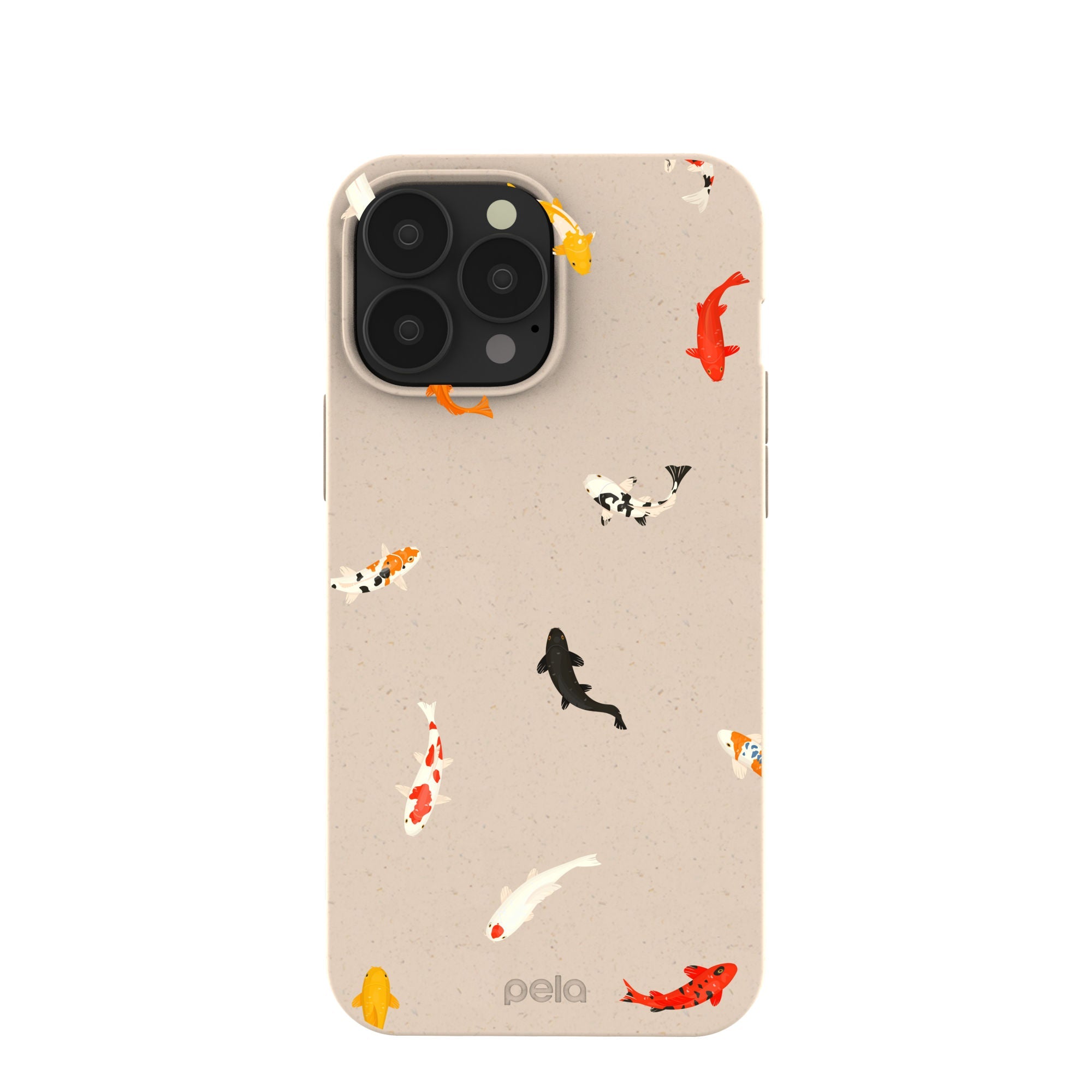Seashell Lil Koi iPhone 13 Pro Max Case Refurbished - Pela Case refurbished available on Cerqular