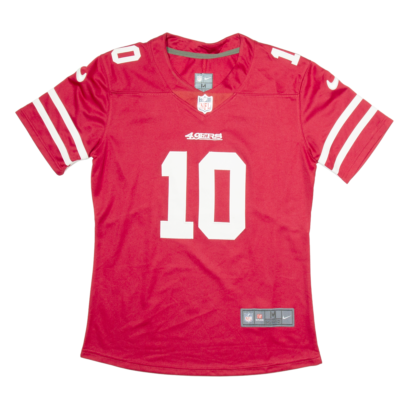 NIKE San Francisco 49ers Mens Football Shirt Jersey Maroon USA V-Neck M Refurbished - N/A refurbished available on Cerqular