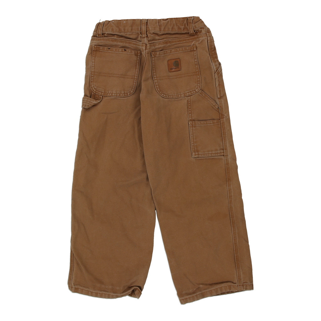 Buy Age 8 Carhartt Carpenter Trousers - Small Brown Cotton | Size: small Refurbished - $14.06 Age 8 Carhartt Carpenter Trousers - Small Brown Cotton | Size: small Refurbished - Thrifted (note: this is a term often used to describe second- refurbished available on Cerqular