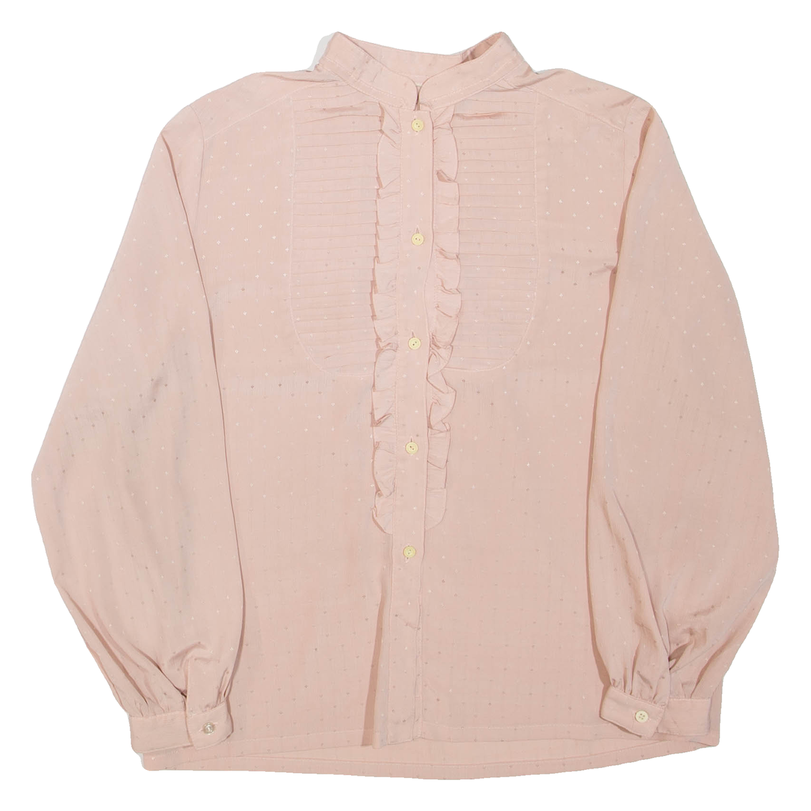 Womens Blouse Pink High Neck Long Sleeve M Refurbished - N/A refurbished available on Cerqular