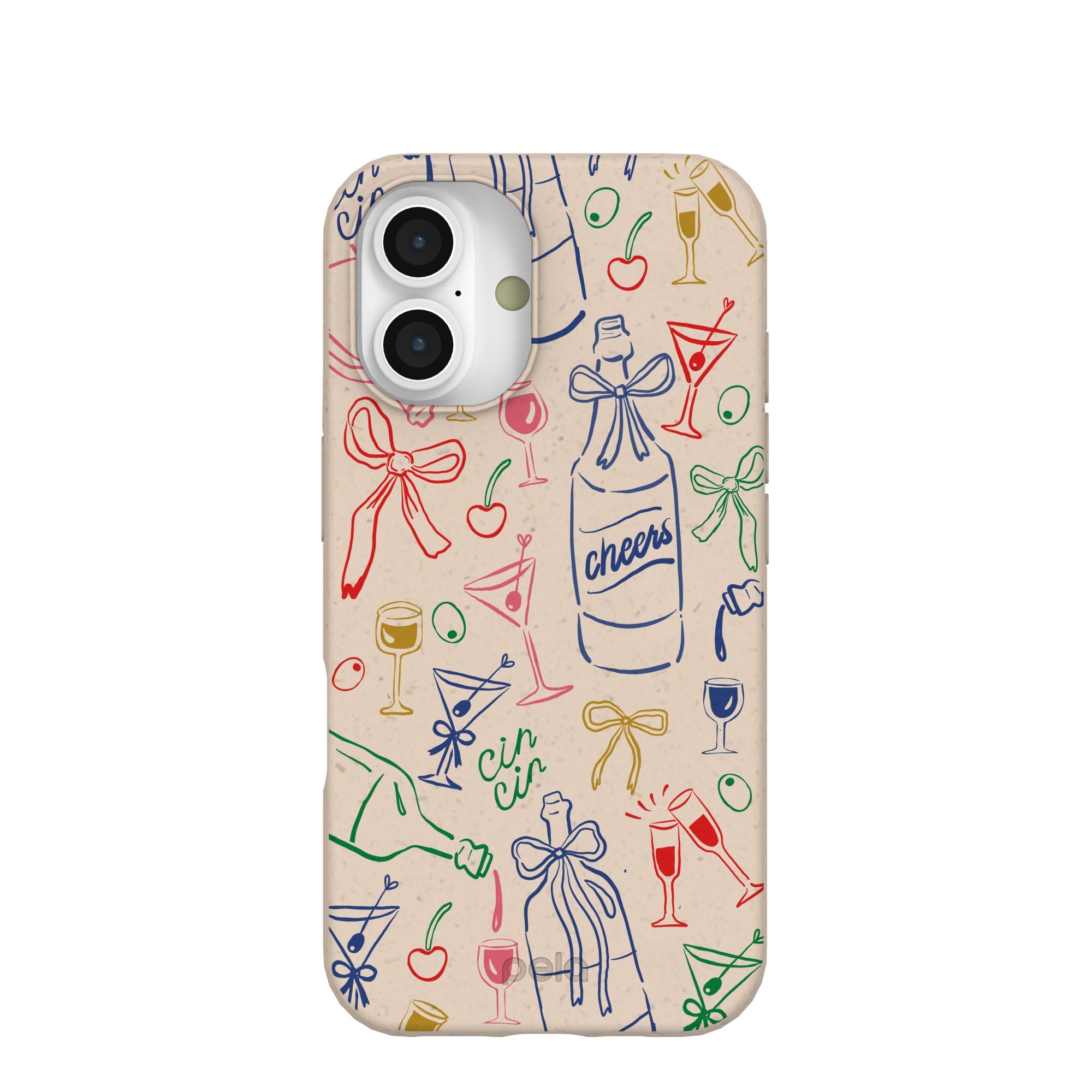 Seashell Midnight Toast iPhone 16 Case Refurbished - Pela Case refurbished available on Cerqular