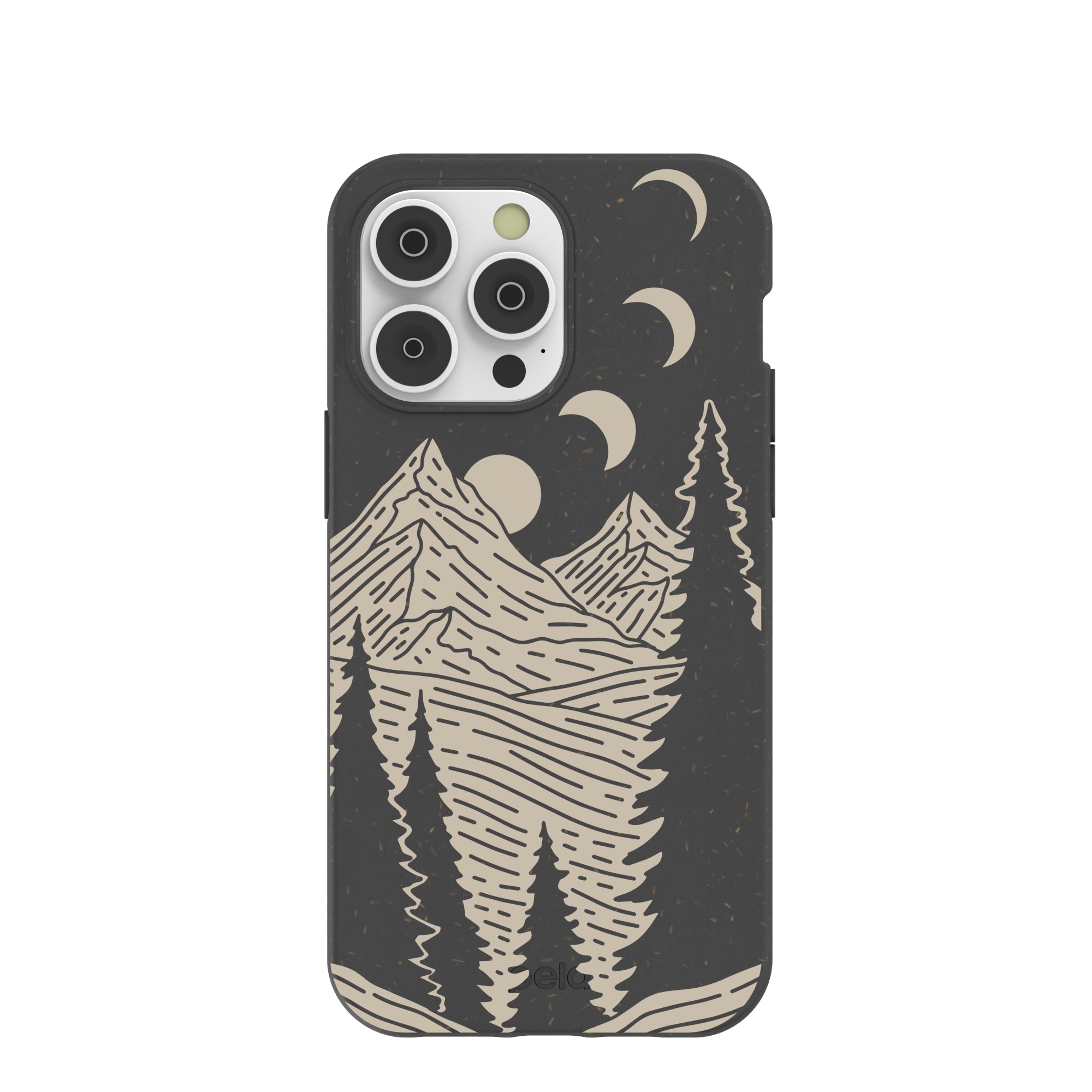 Black Moonlight Peaks iPhone 14 Pro Max Case Refurbished - Pela Case refurbished available on Cerqular