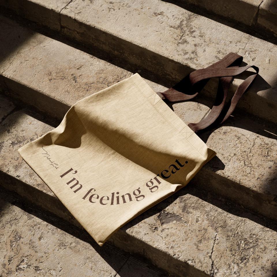 [Up to 50% off] NakedLab Tote Bag | Your feels: I'm feeling great Refurbished - Naked Lab (Note: I couldn't find a well-known brand refurbished available on Cerqular