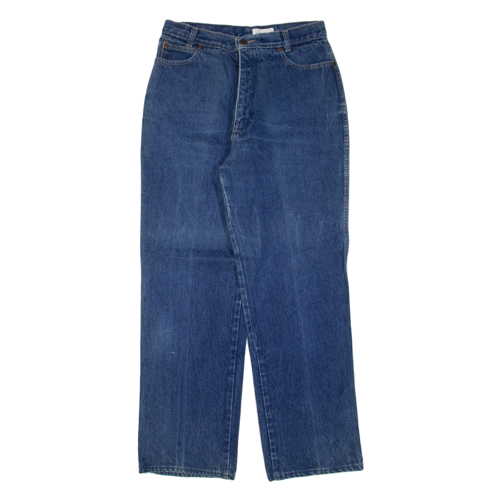 CALVIN KLEIN Womens Jeans Blue Relaxed Straight W28 L28 Refurbished - N/A refurbished available on Cerqular