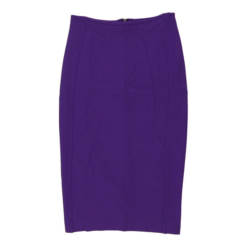 Versace Jeans Couture Maxi Pencil Skirt - 30W UK 10 Purple Viscose Blend | Size: UK 10 Refurbished - N/A (Preloved Designer is not a specific brand, it refurbished available on Cerqular