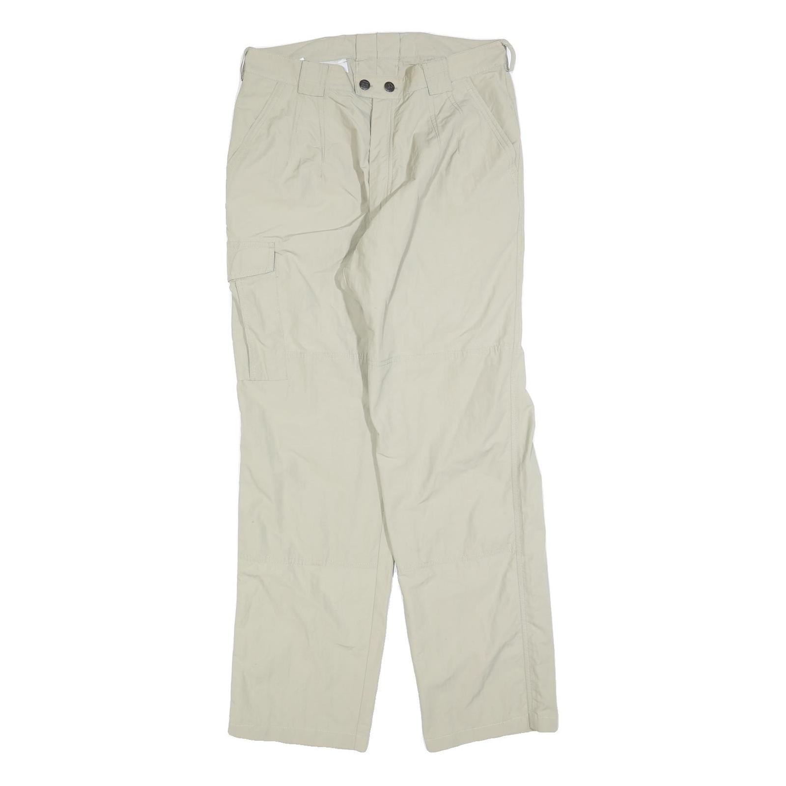 TENSON Mens Polyester Blend Beige Regular Cargo Trousers W32 L32 Zip Closure Refurbished - N/A refurbished available on Cerqular