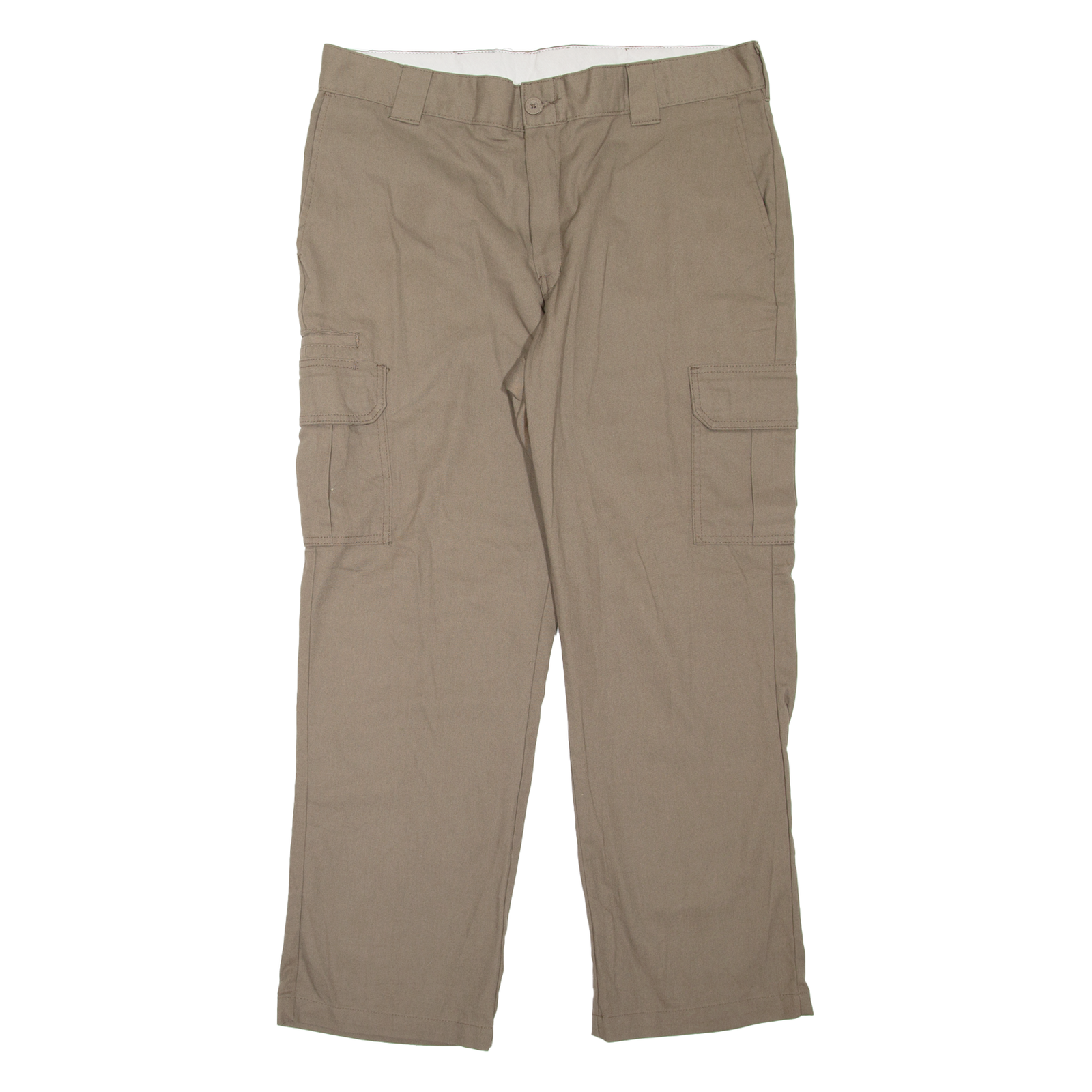 DICKIES Cargo Workwear Mens Trousers Brown Regular Tapered W38 L30 Refurbished - N/A refurbished available on Cerqular