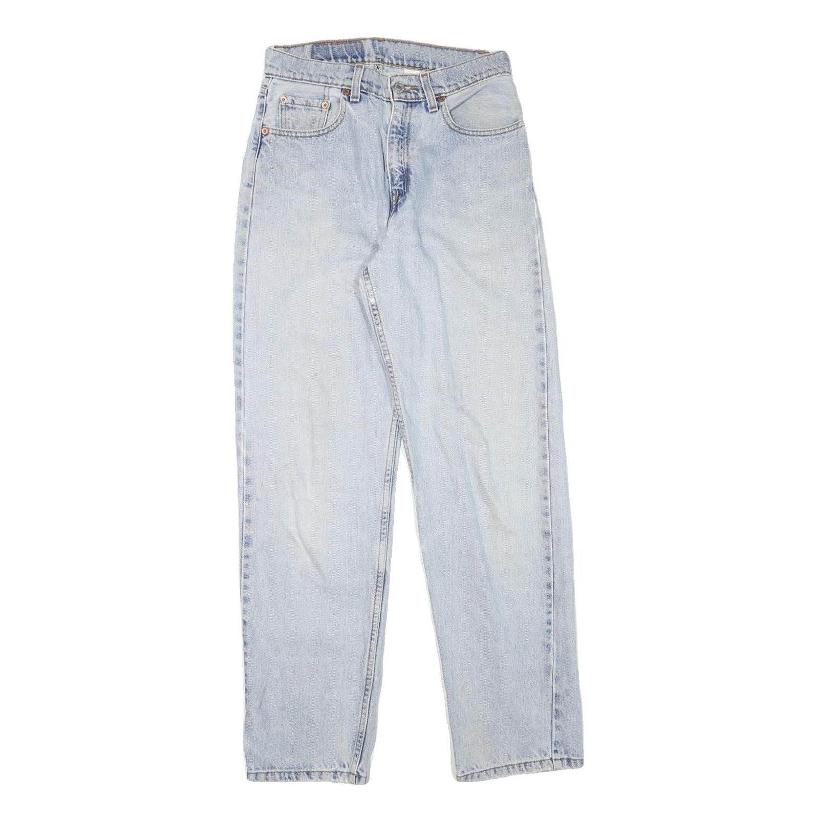 LEVI'S Womens Relaxed Fit Light Blue Denim Jeans W26 L30 Zip Closure Casual Refurbished - N/A refurbished available on Cerqular